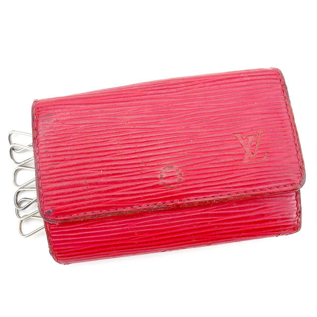 LOUIS VUITTON Key case Key holder M63817 Castilian red Multicles6