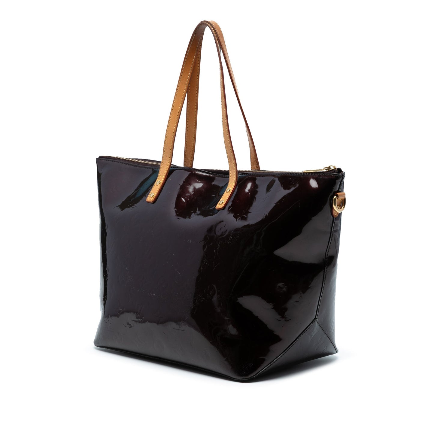 Purple Louis Vuitton Monogram Vernis Bellevue GM Tote Bag