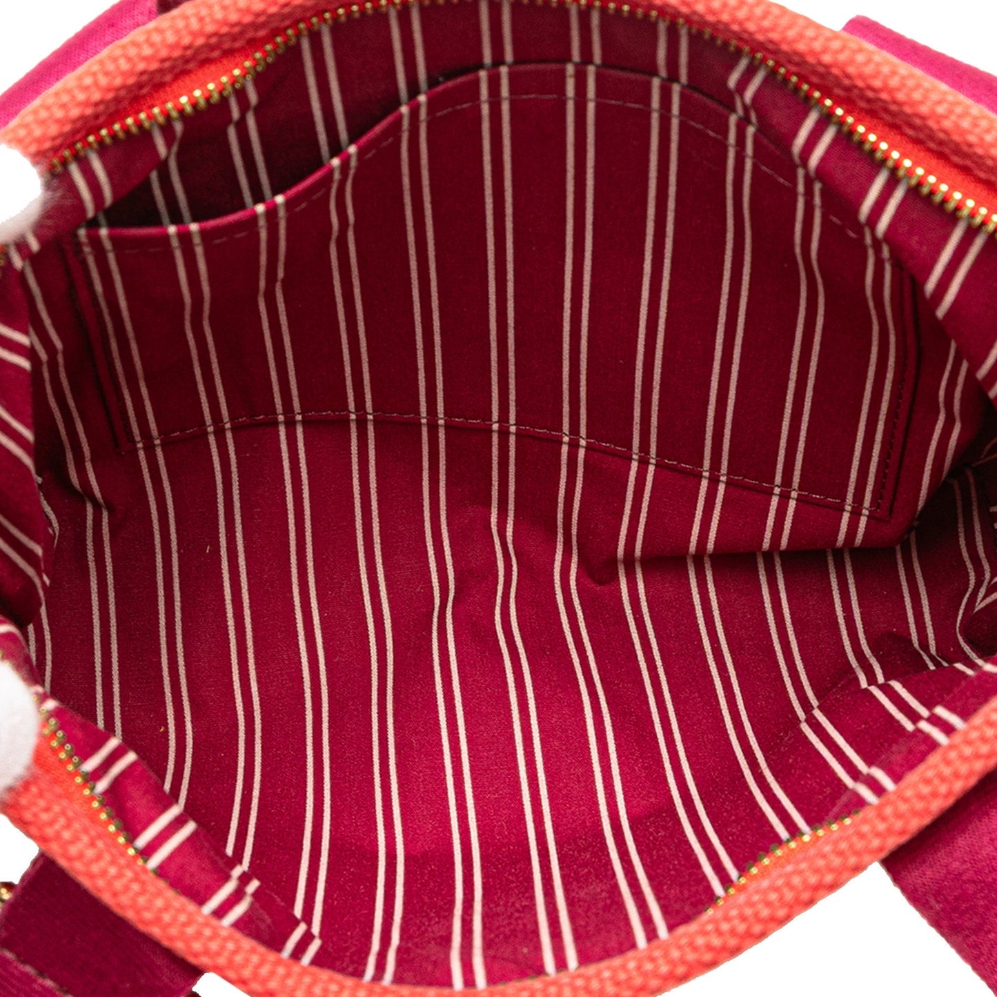 Red Louis Vuitton Antigua Cabas PM Handbag