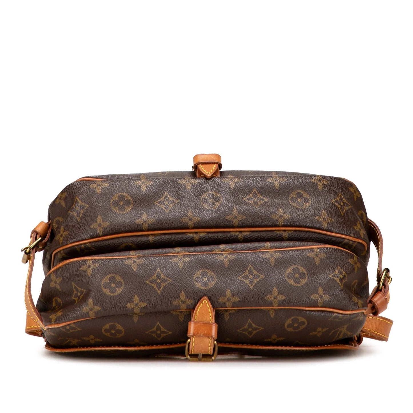 Brown Louis Vuitton Monogram Saumur 30 Crossbody Bag