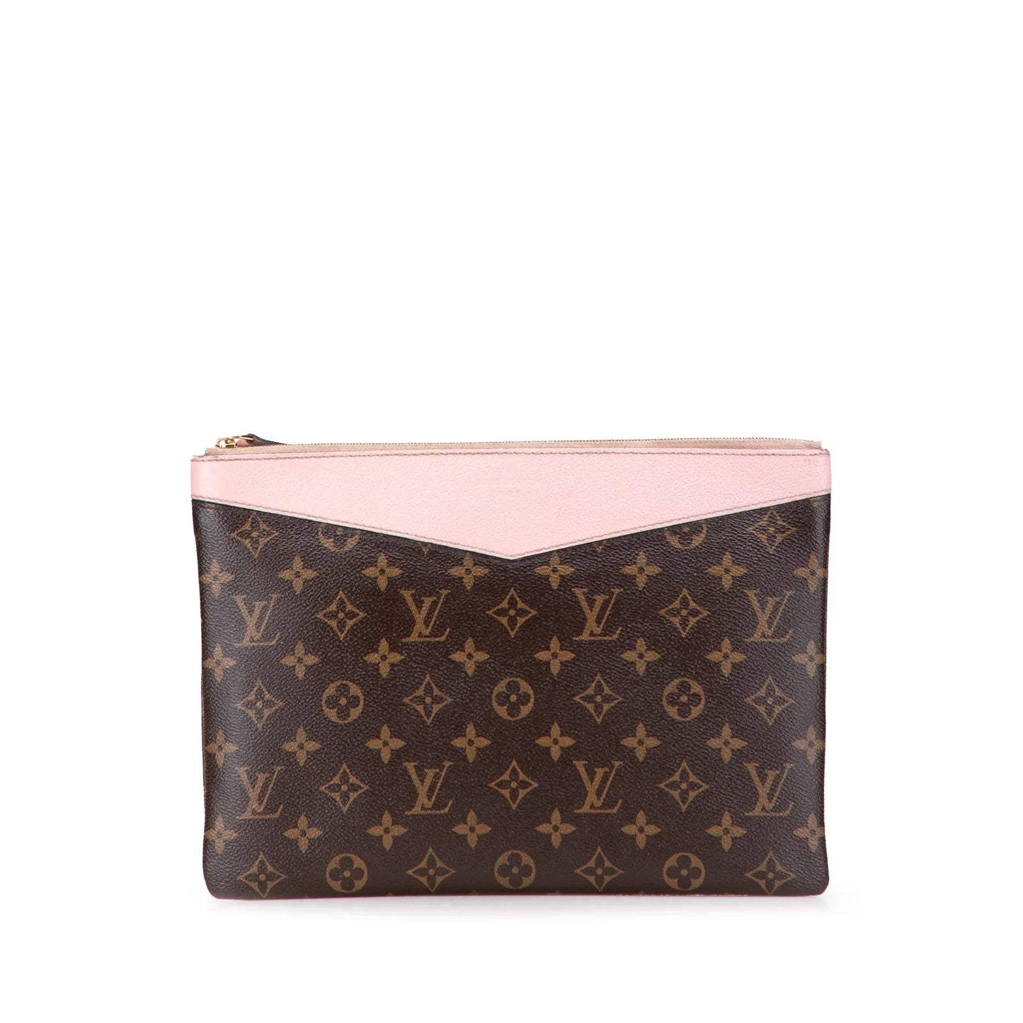 Brown Louis Vuitton Monogram Daily Pouch Clutch Bag