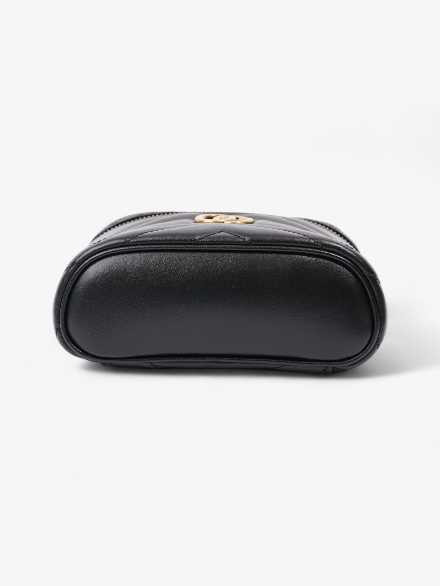 Gucci GG Marmont Vanity Black Matelasse Leather Mini