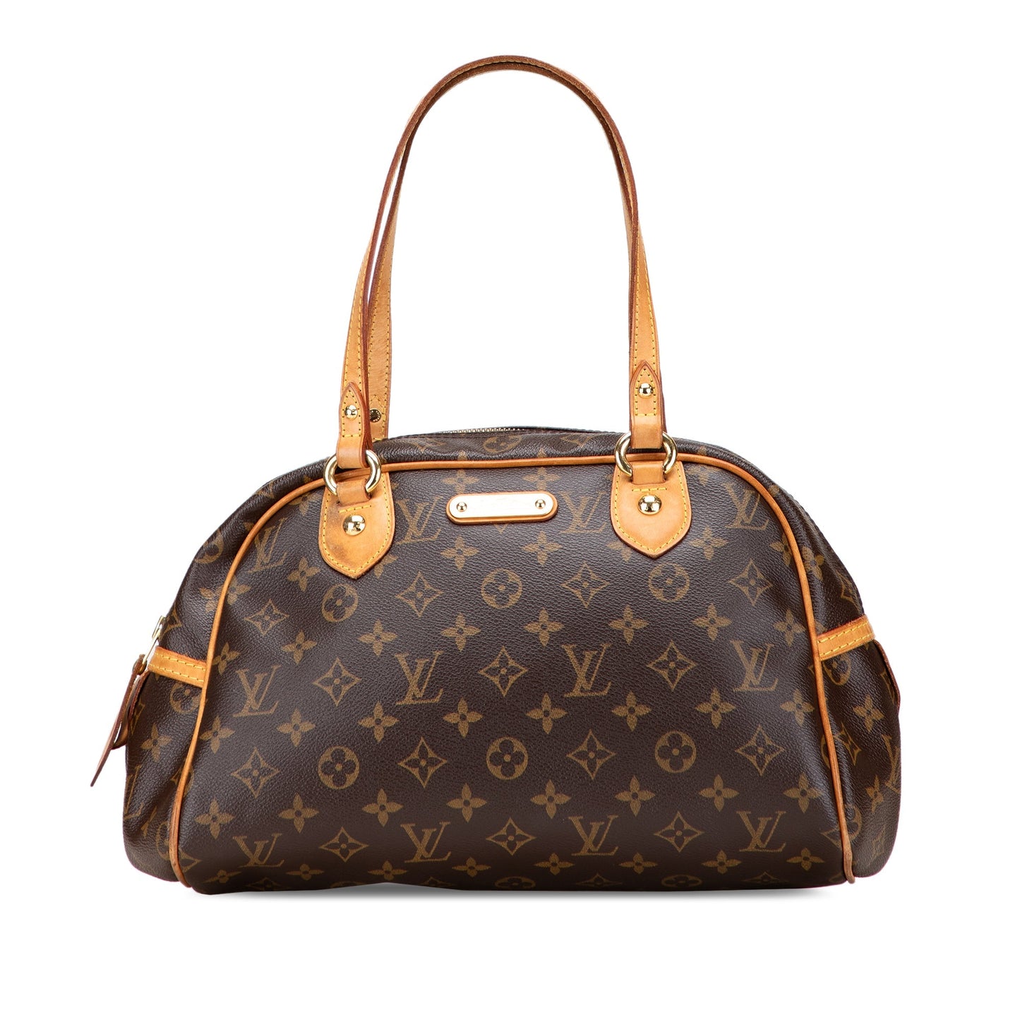 Brown Louis Vuitton Monogram Montorgueil PM Handbag