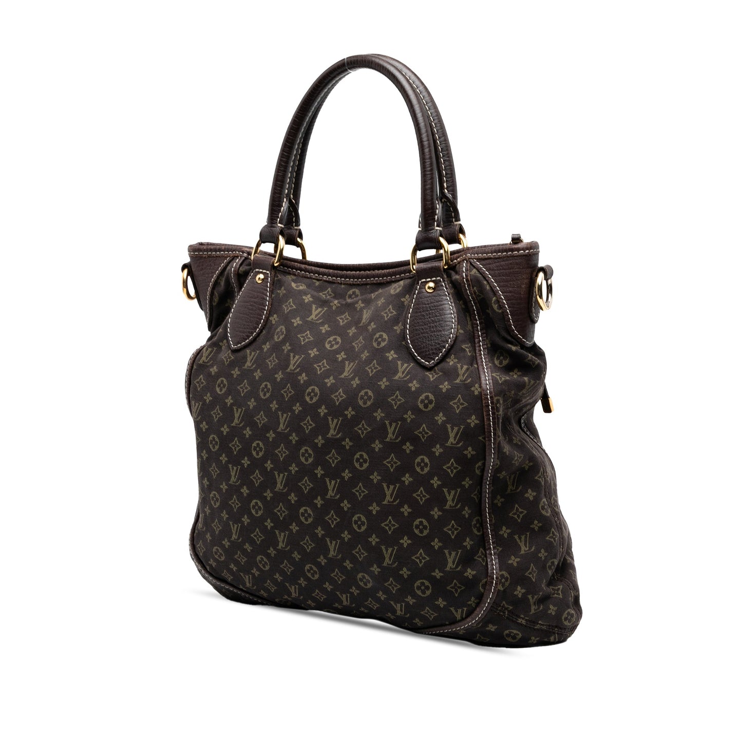 Brown Louis Vuitton Monogram Mini Lin Besace Angele Satchel