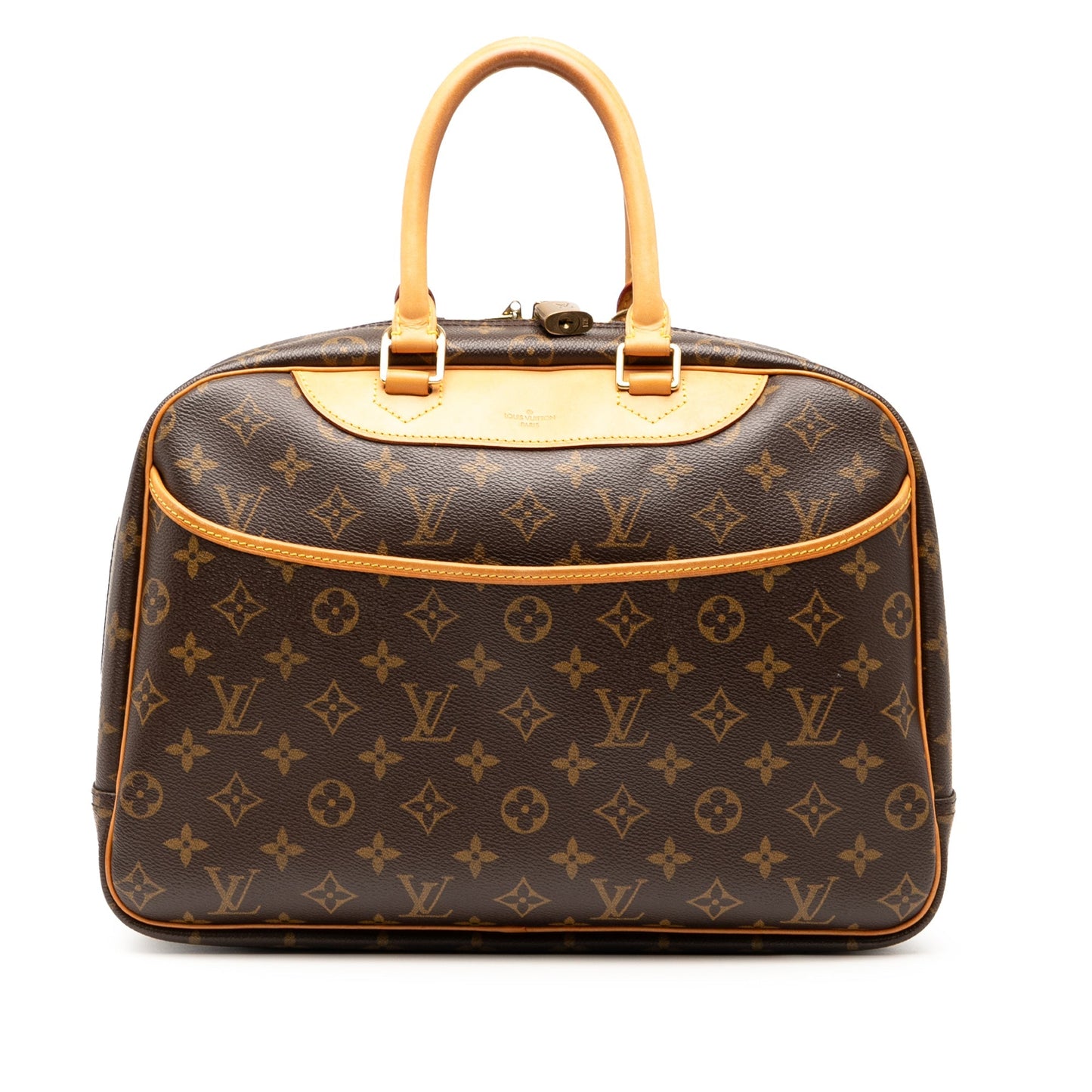 Brown Louis Vuitton Monogram Deauville Handbag