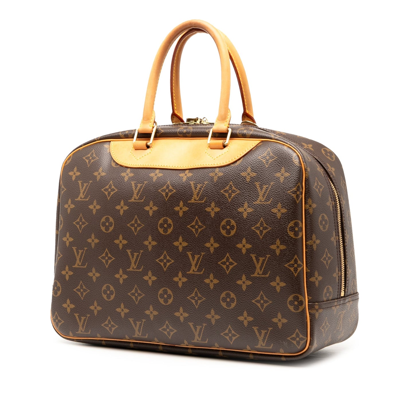 Brown Louis Vuitton Monogram Deauville Handbag