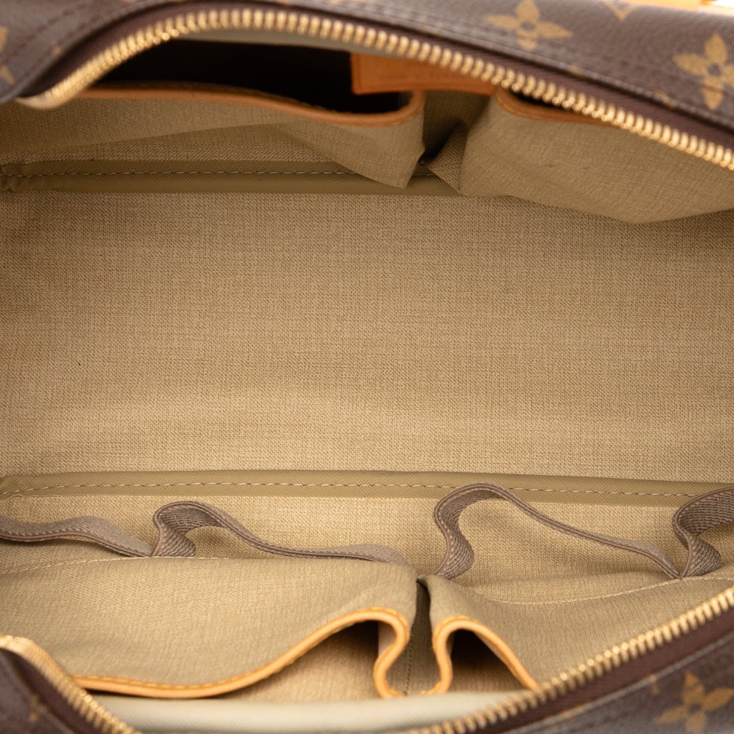 Brown Louis Vuitton Monogram Deauville Handbag