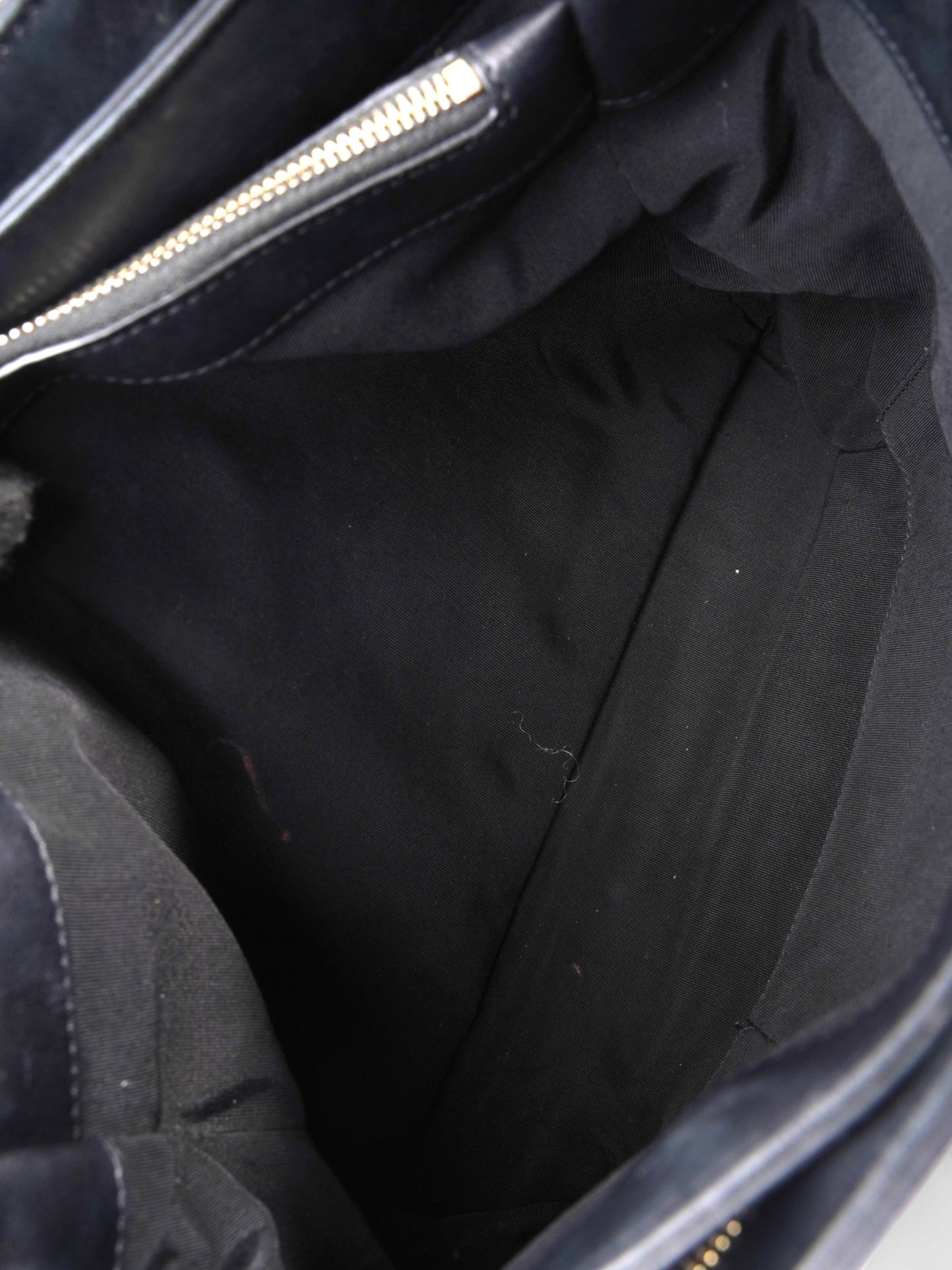 Chanel Shopping Bag Black Lambskin Leather Large