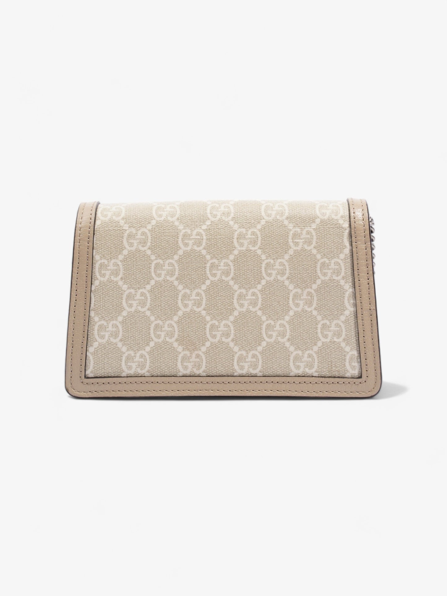 Gucci Super Mini Dionysus Beige and white GG Supreme Coated Canvas
