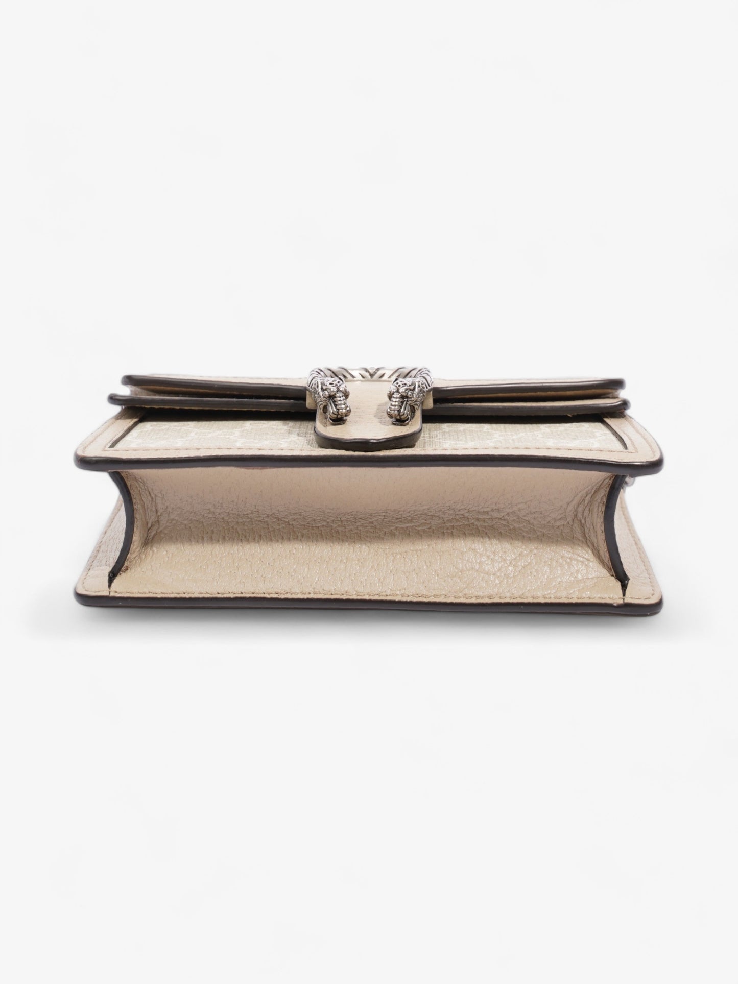 Gucci Super Mini Dionysus Beige and white GG Supreme Coated Canvas