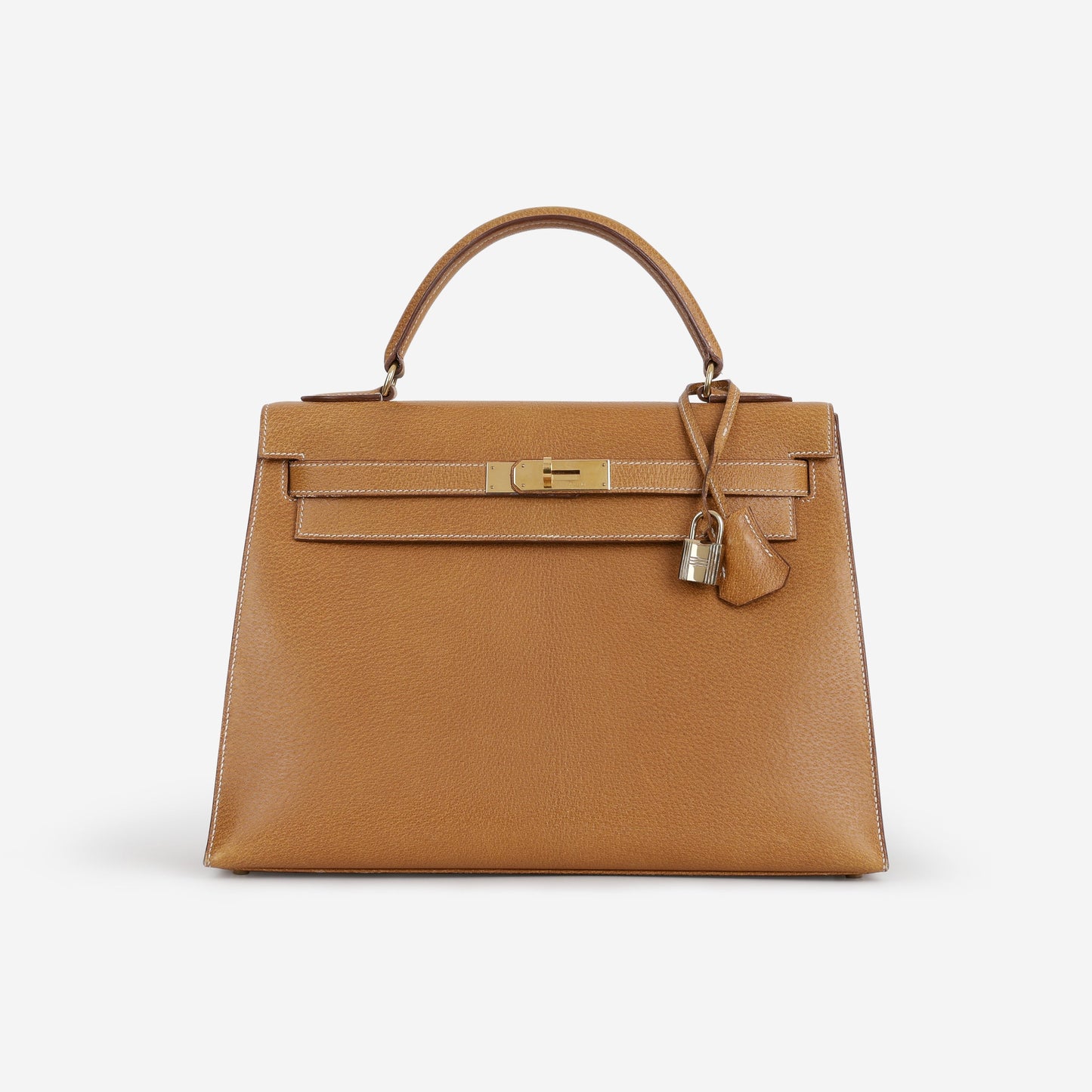 Hermès Vintage Kelly 32 - Gold Courchevel | Gold Hardware