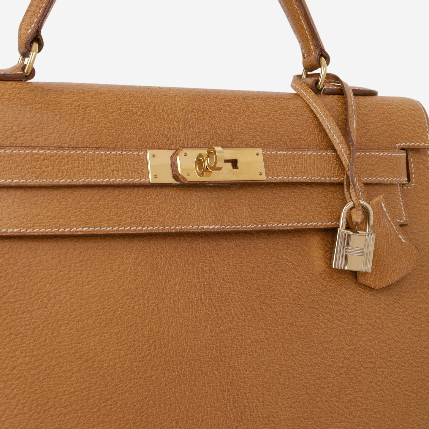 Hermès Vintage Kelly 32 - Gold Courchevel | Gold Hardware