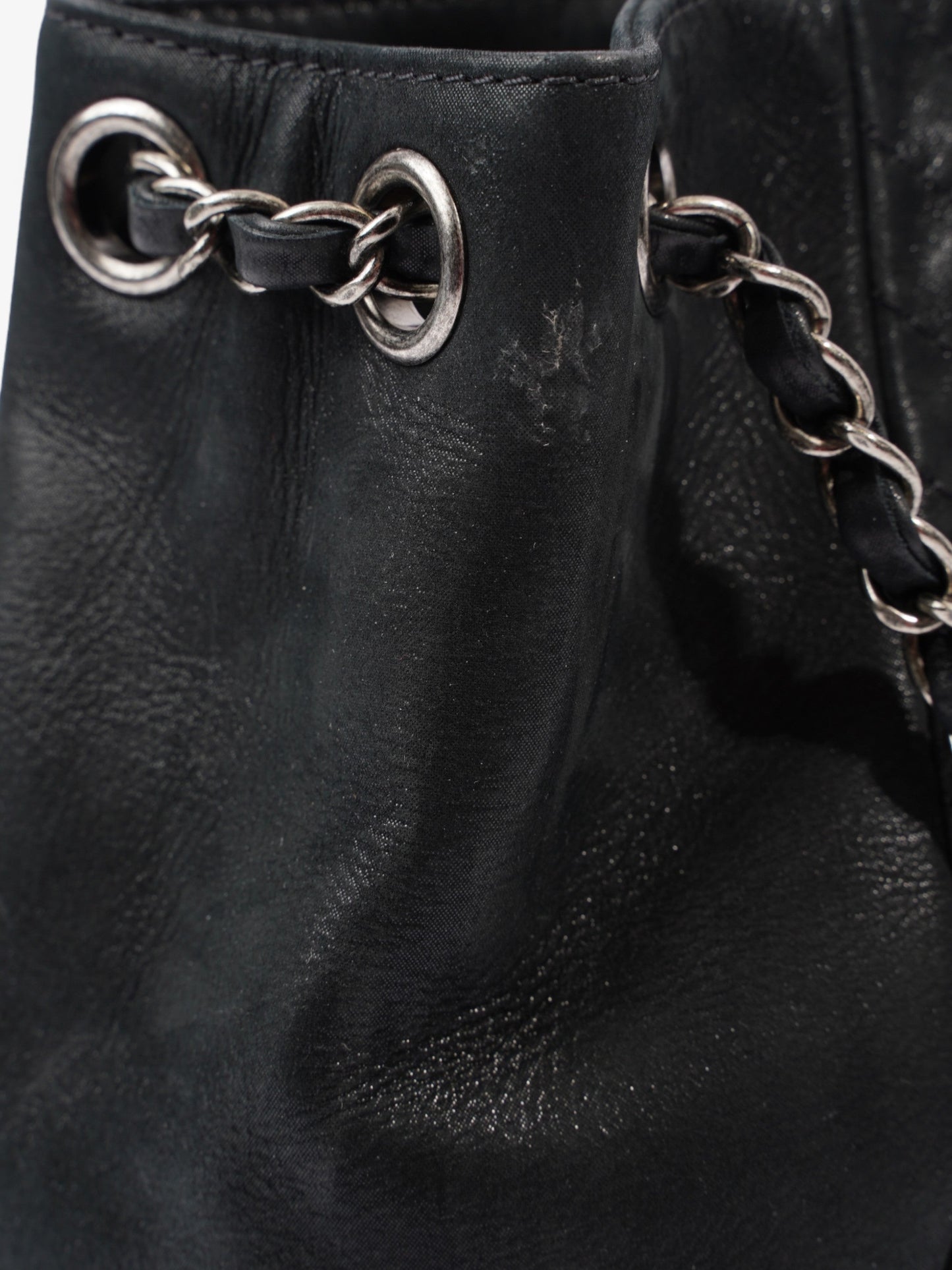 Chanel Large CC Tote Black Leather