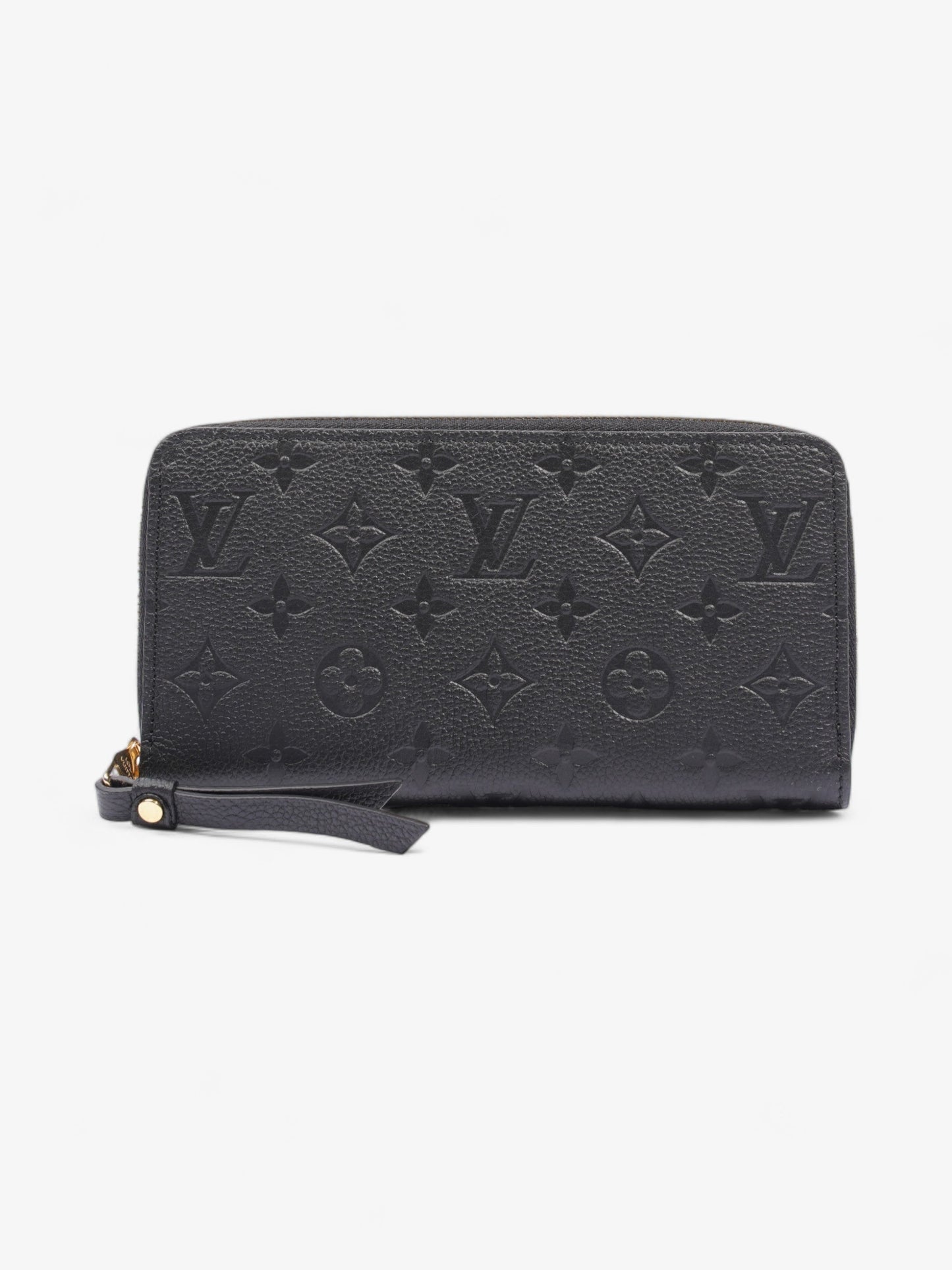 Louis Vuitton Zippy Wallet Black Monogram Empreinte Leather