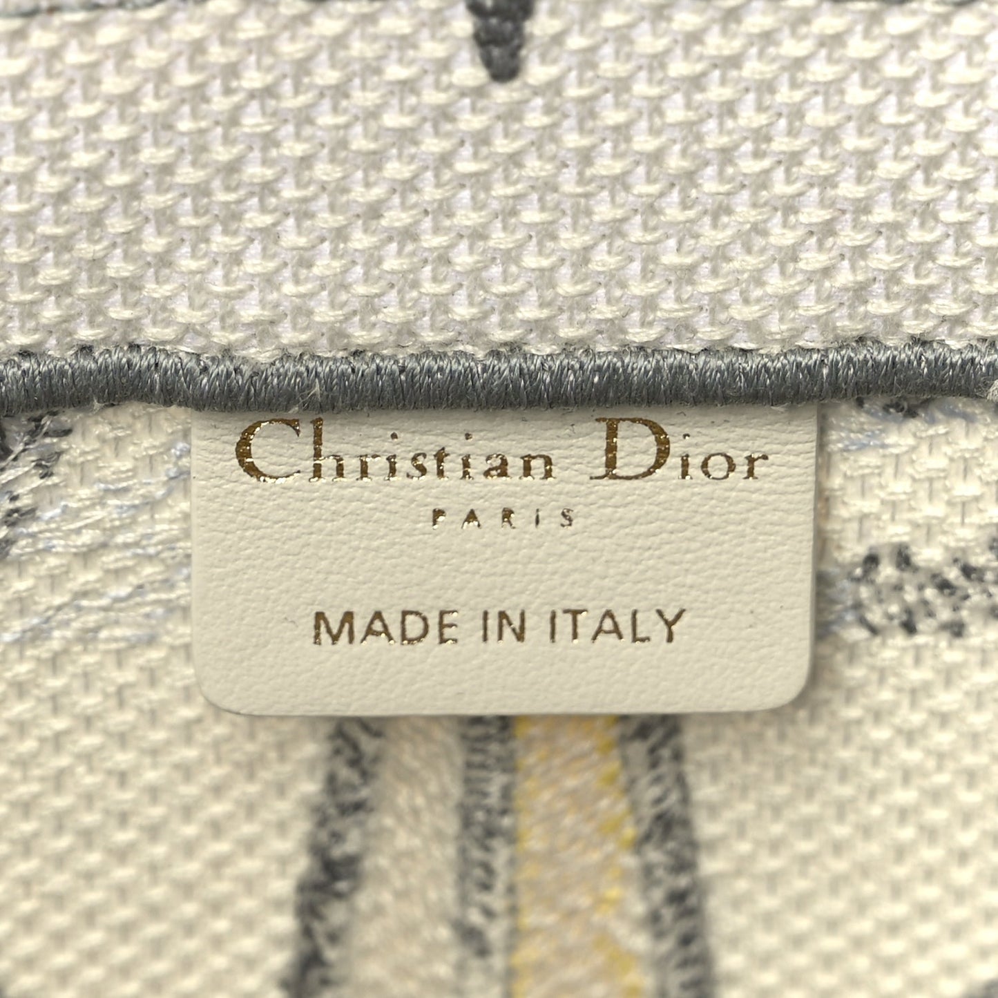 Christian Dior Canvas Embroidered Large Rêve d'Infini Book Tote Multicolor
