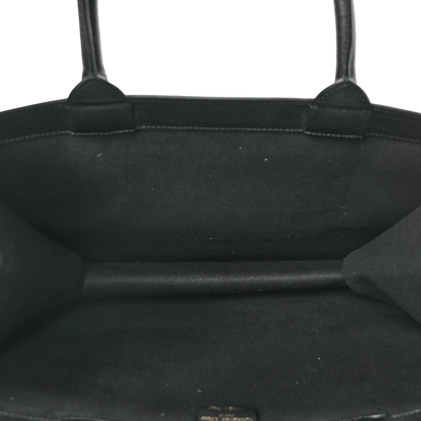 Christian Dior Calfskin Embossed Medium Book Tote Black