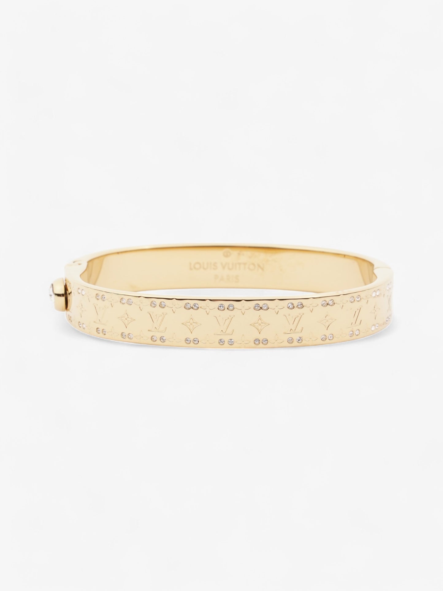 Louis Vuitton Nanogram Cuff Gold Base Metal S
