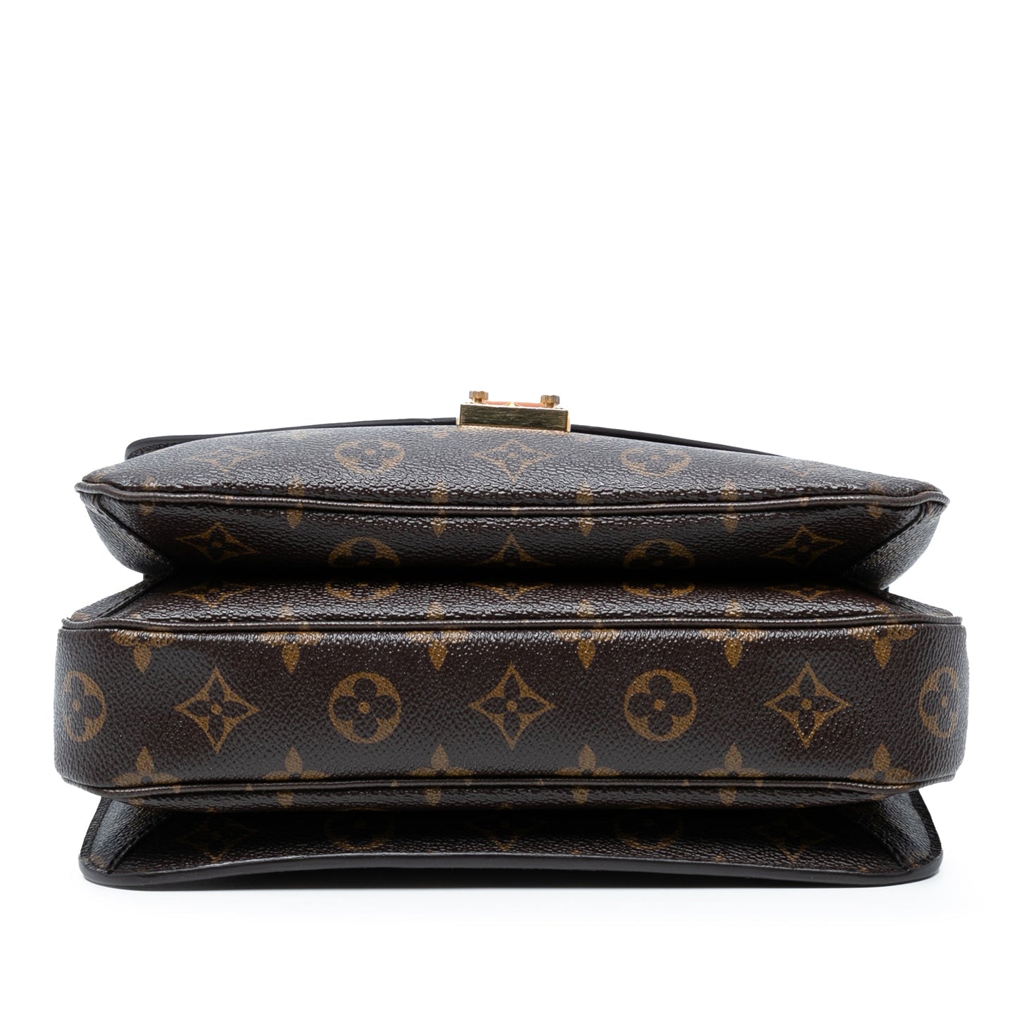 Brown Louis Vuitton Monogram Pochette Metis Satchel