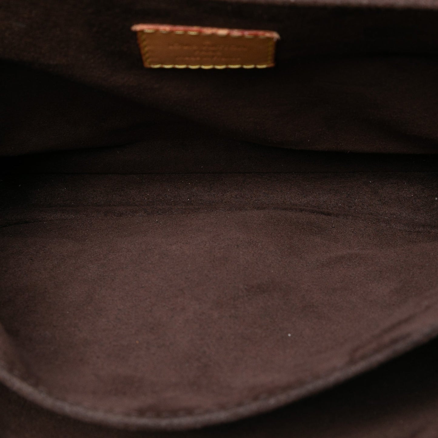 Brown Louis Vuitton Monogram Pochette Metis Satchel