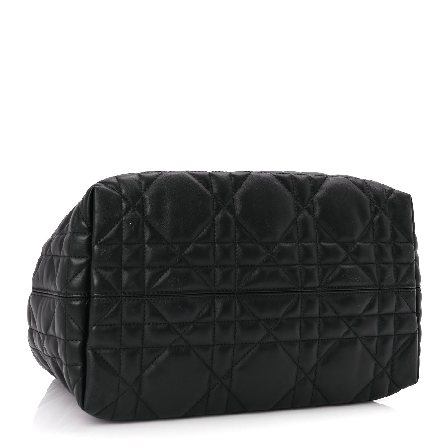 Christian Dior Calfskin Macrocannage Medium Toujours Black