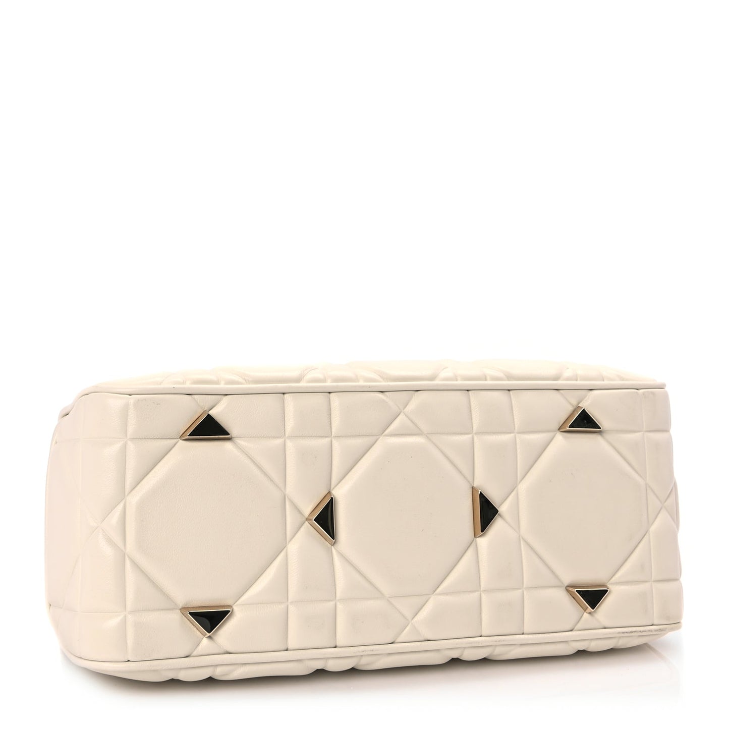 Christian Dior Calfskin Cannage Medium The Lady 95.22  White
