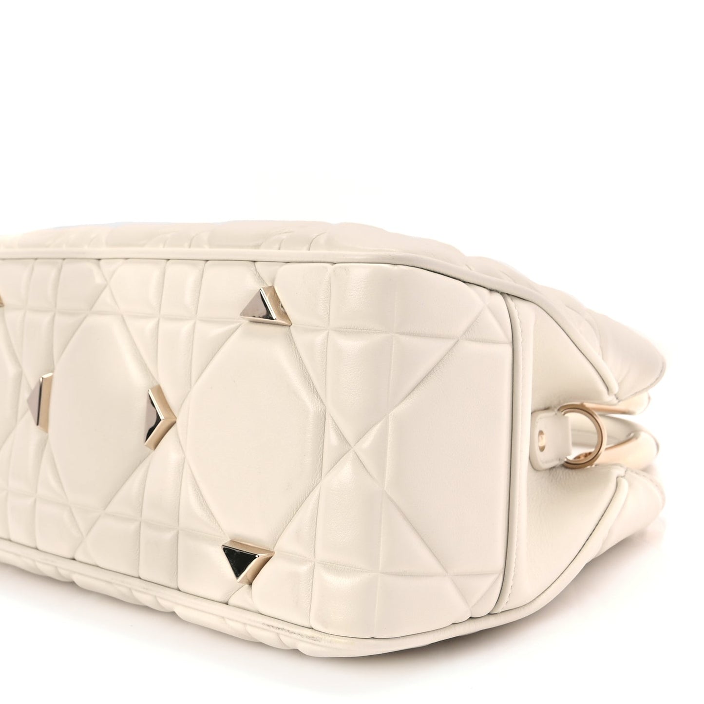 Christian Dior Calfskin Cannage Medium The Lady 95.22  White