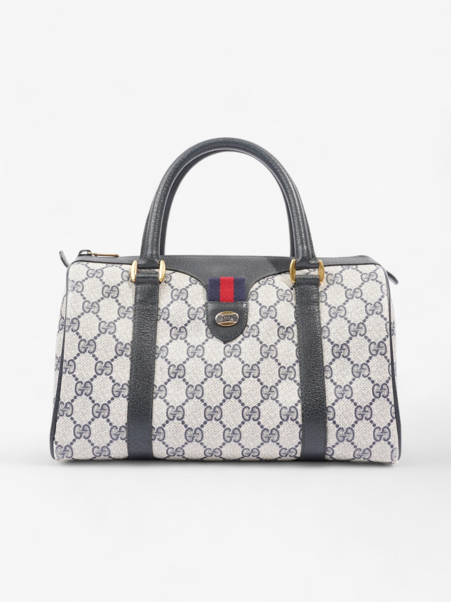 Gucci   Web Doctors Bag GG Supreme / Navy Blue Canvas