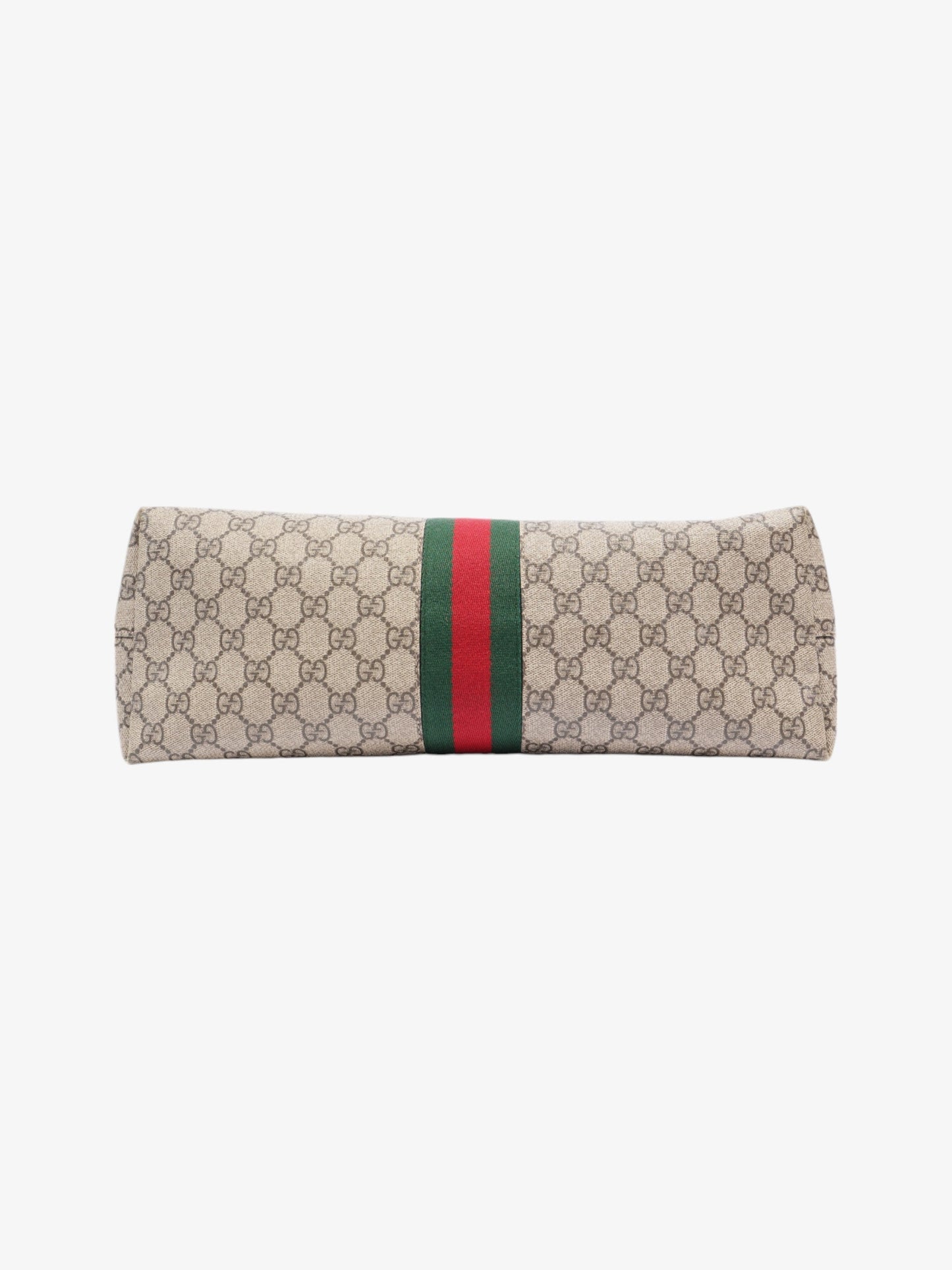 Gucci Ophidia Tote Supreme / Green / Red Coated Canvas Medium