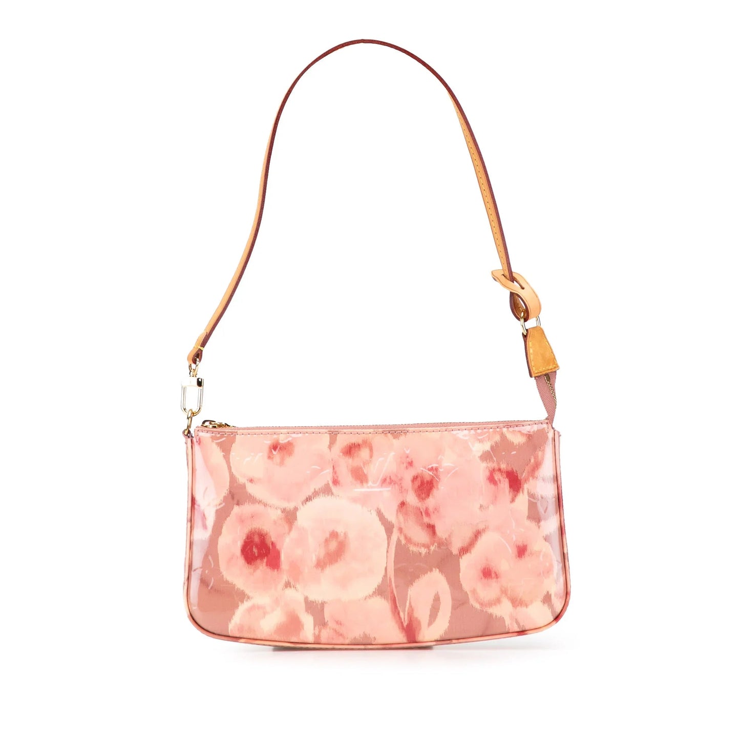 Pink Louis Vuitton Monogram Vernis Ikat Pochette Accessoires Shoulder Bag