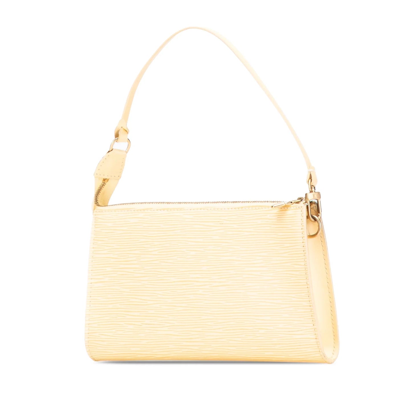 Yellow Louis Vuitton Epi Pochette Accessoires Shoulder Bag
