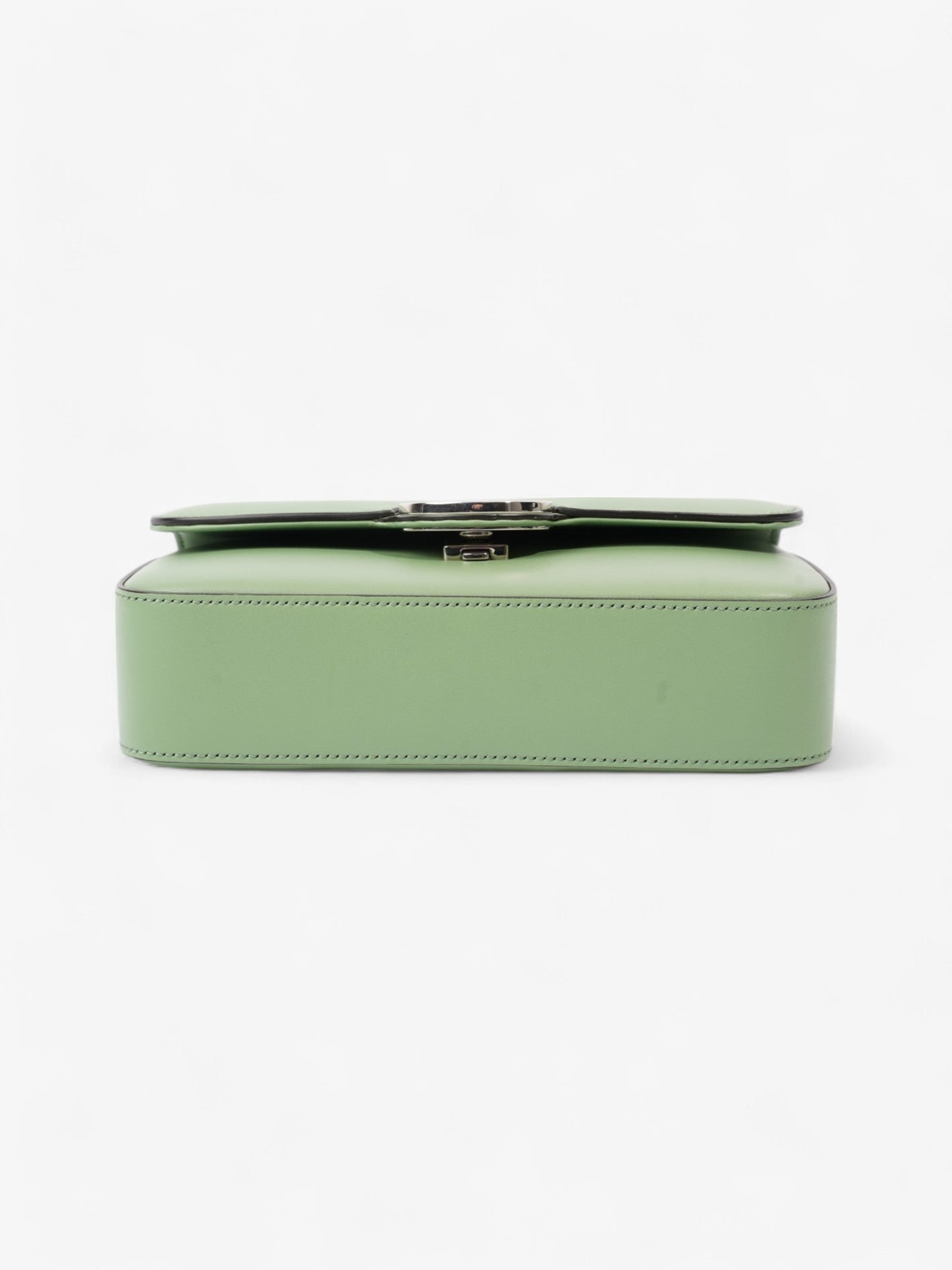 Gucci GG Shoulder Bag Light Green Leather Mini