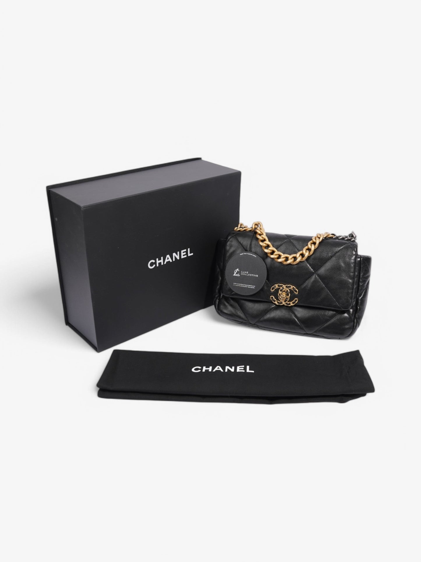 Chanel Chanel 19 Bag Black Lambskin Leather