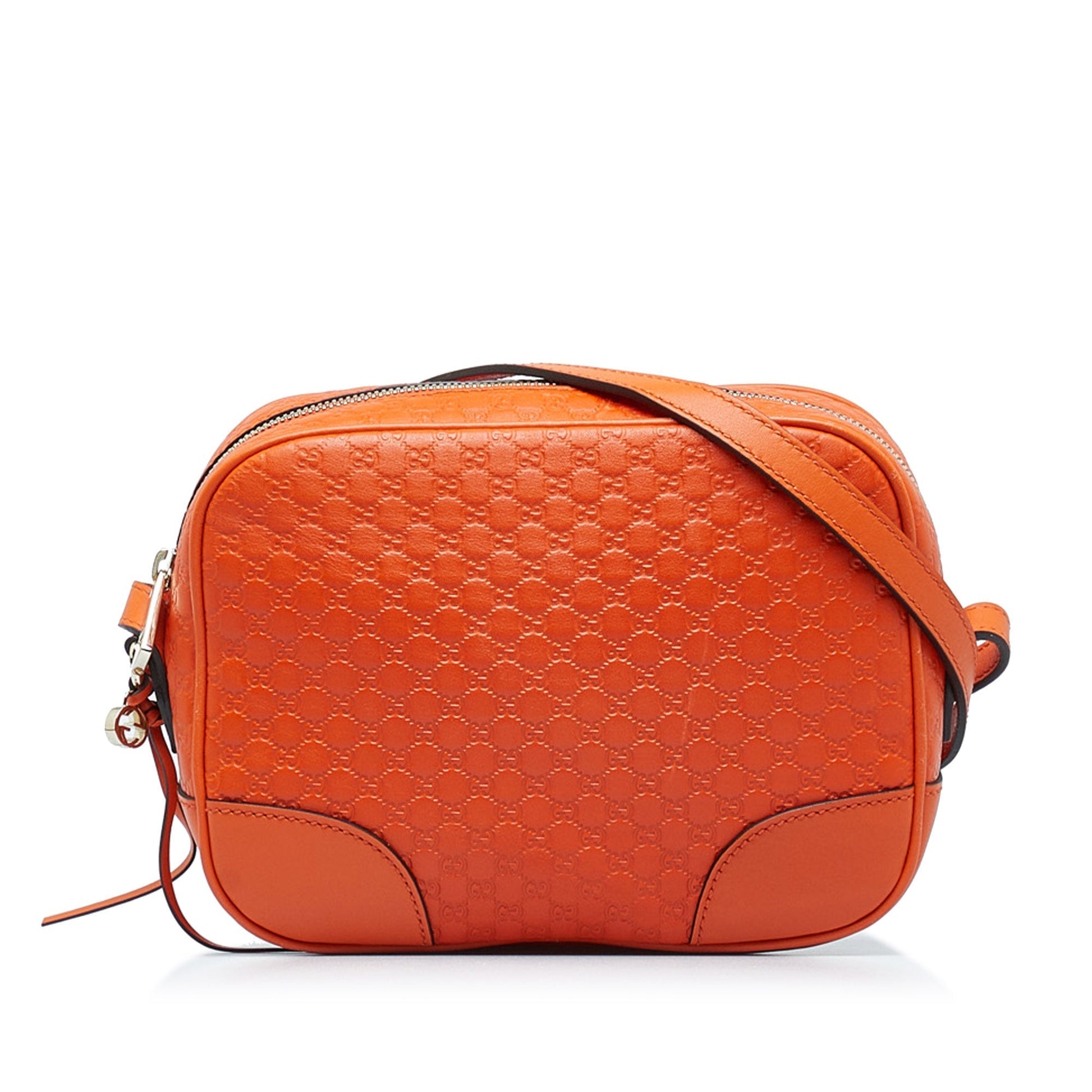 Gucci Orange Leather Crossbody