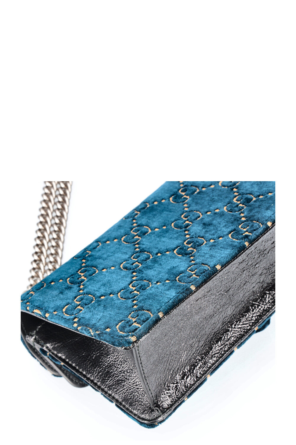 GUCCI Small Dionysus Bag Velvet Blue