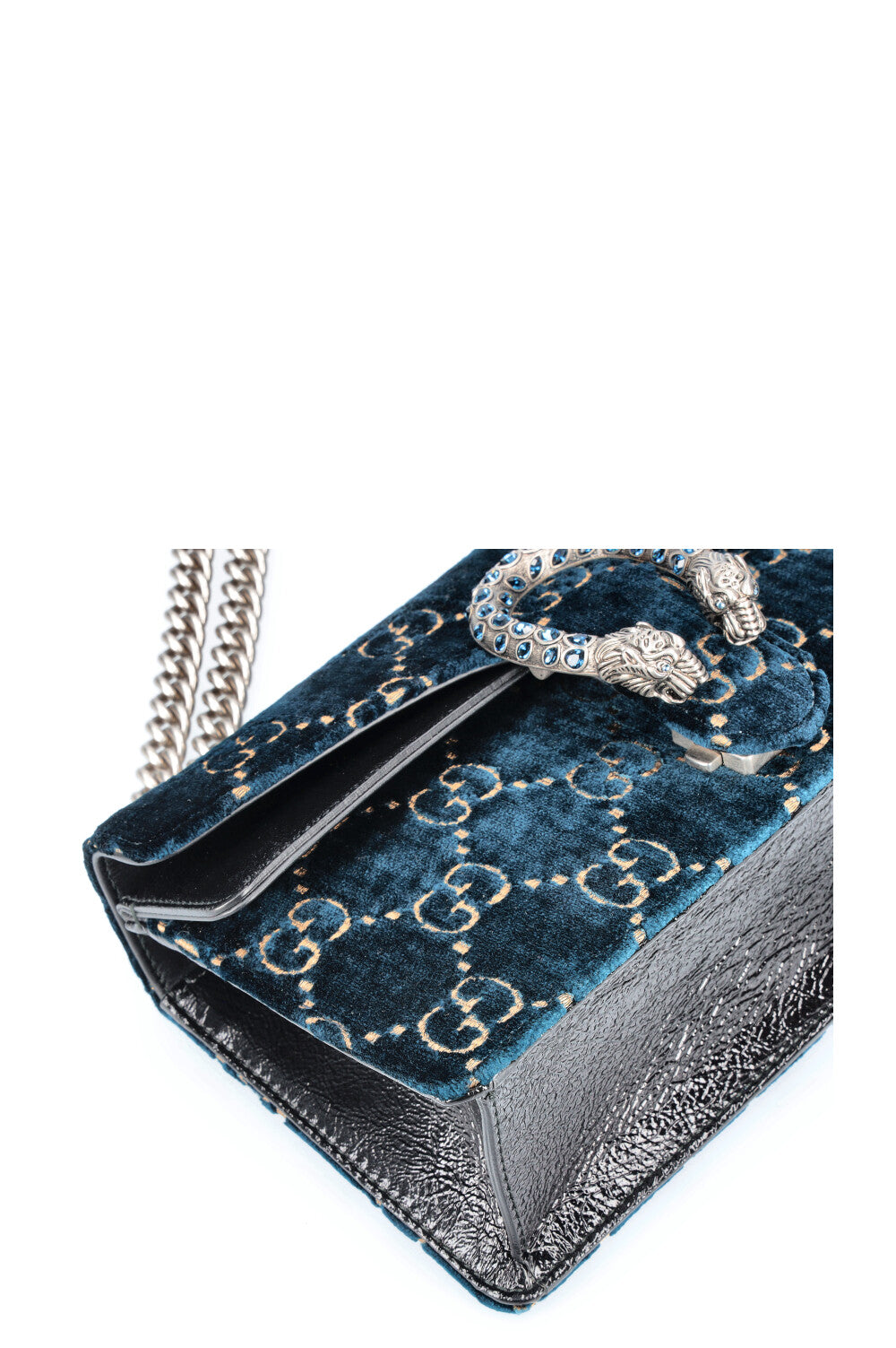 GUCCI Small Dionysus Bag Velvet Blue
