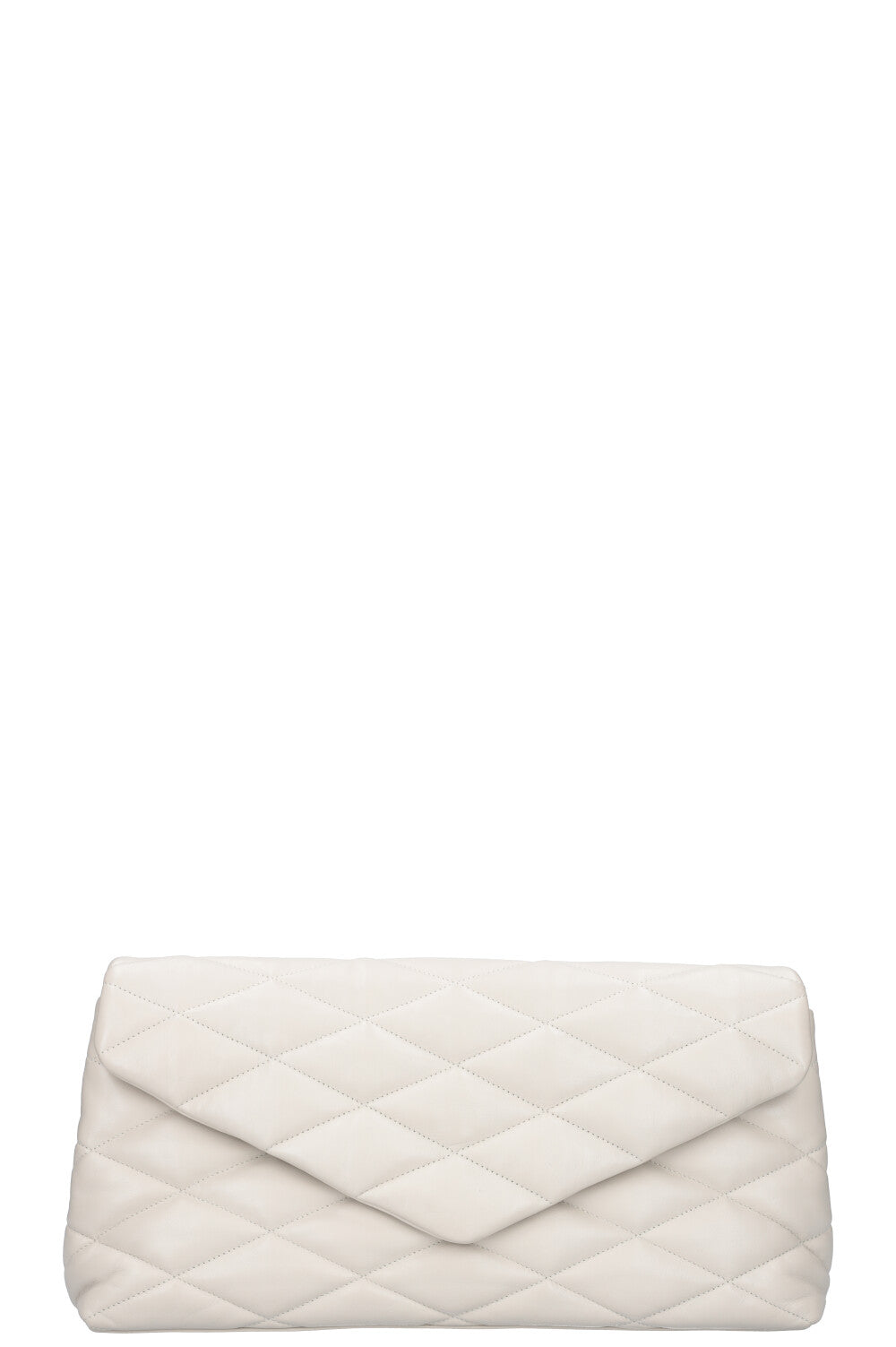 SAINT LAURENT Sade Clutch Large Ivory