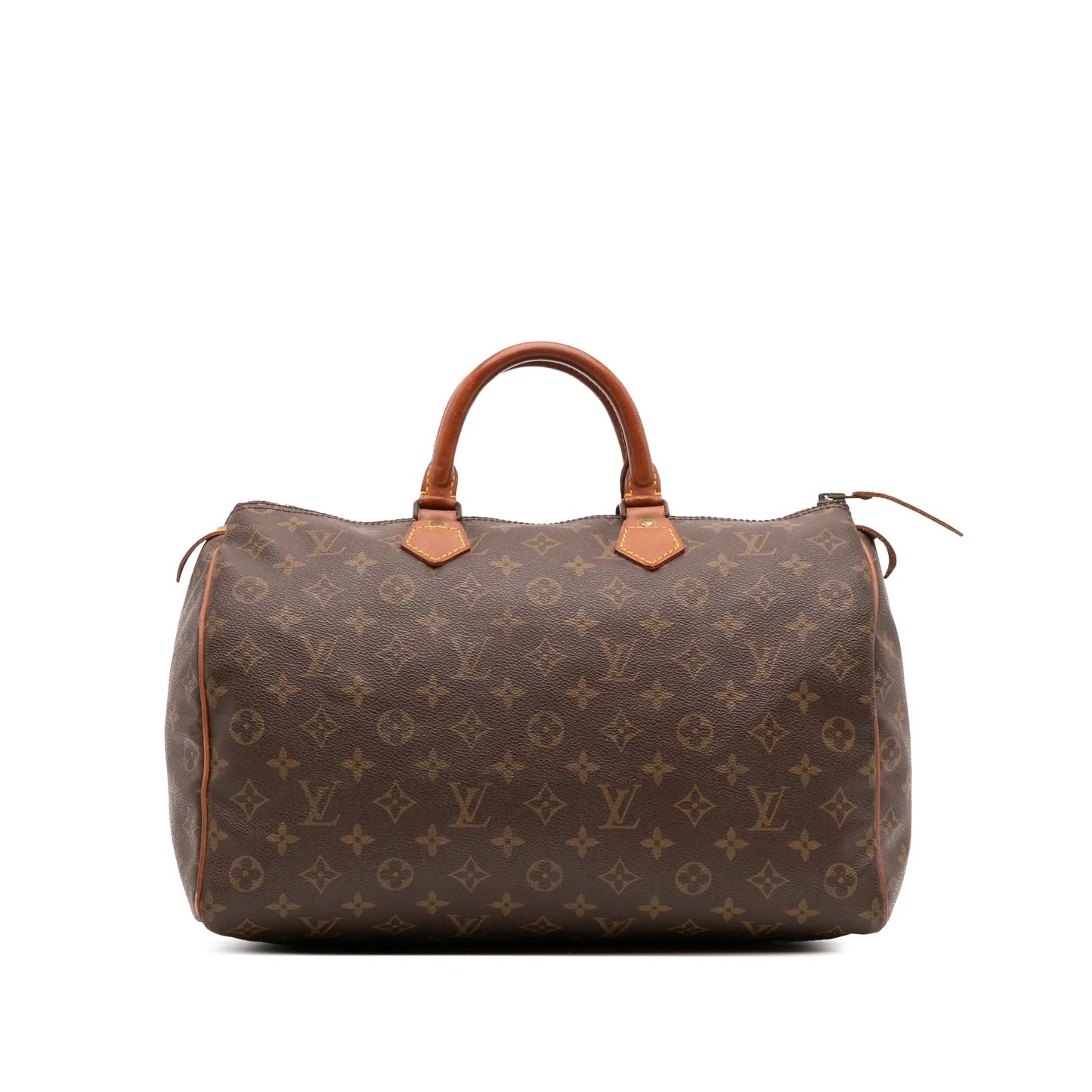 Brown Louis Vuitton Monogram Speedy 35 Boston Bag