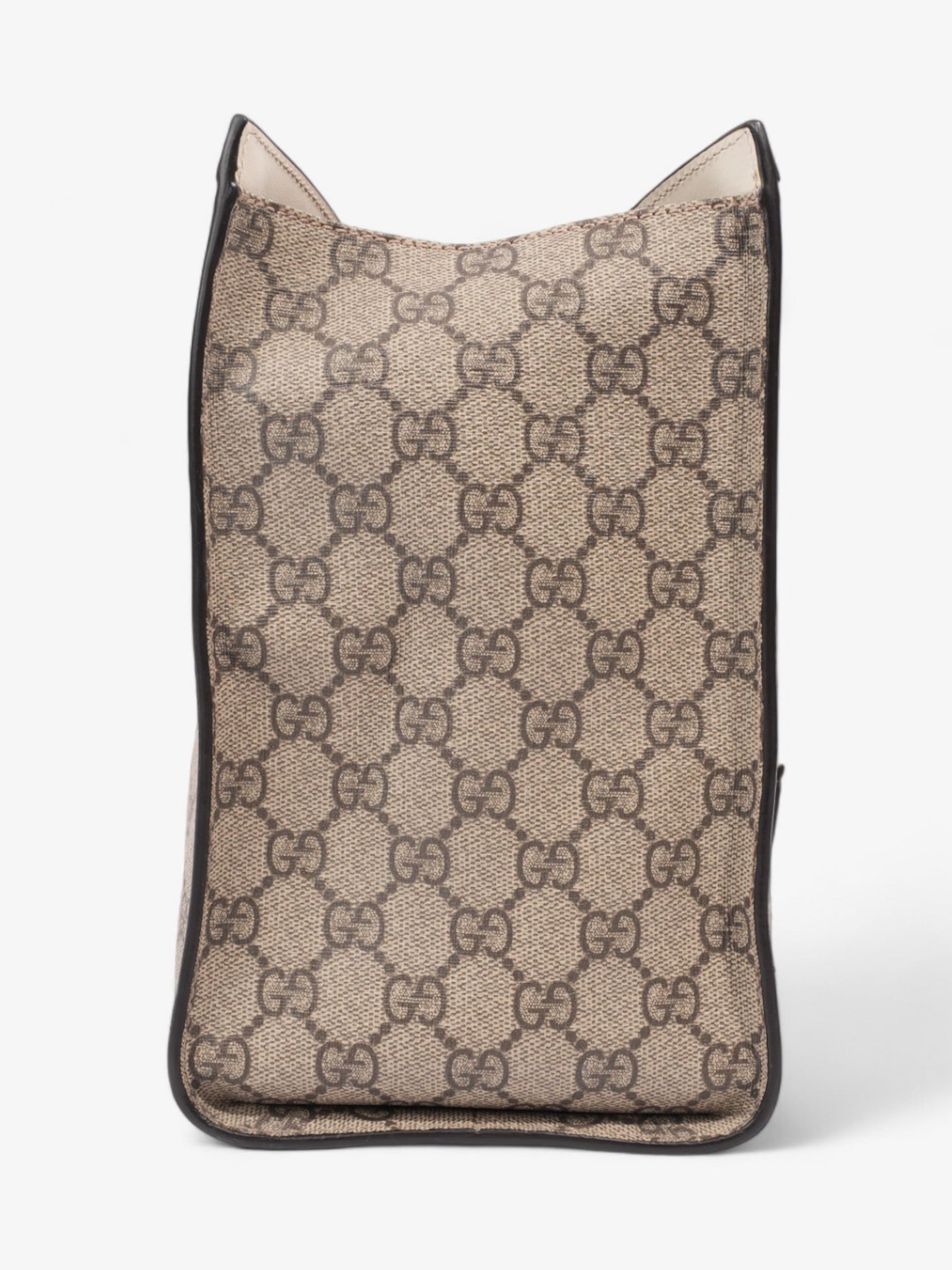 Gucci Padlock Beige And Ebony GG Supreme / Cream Coated Canvas Small