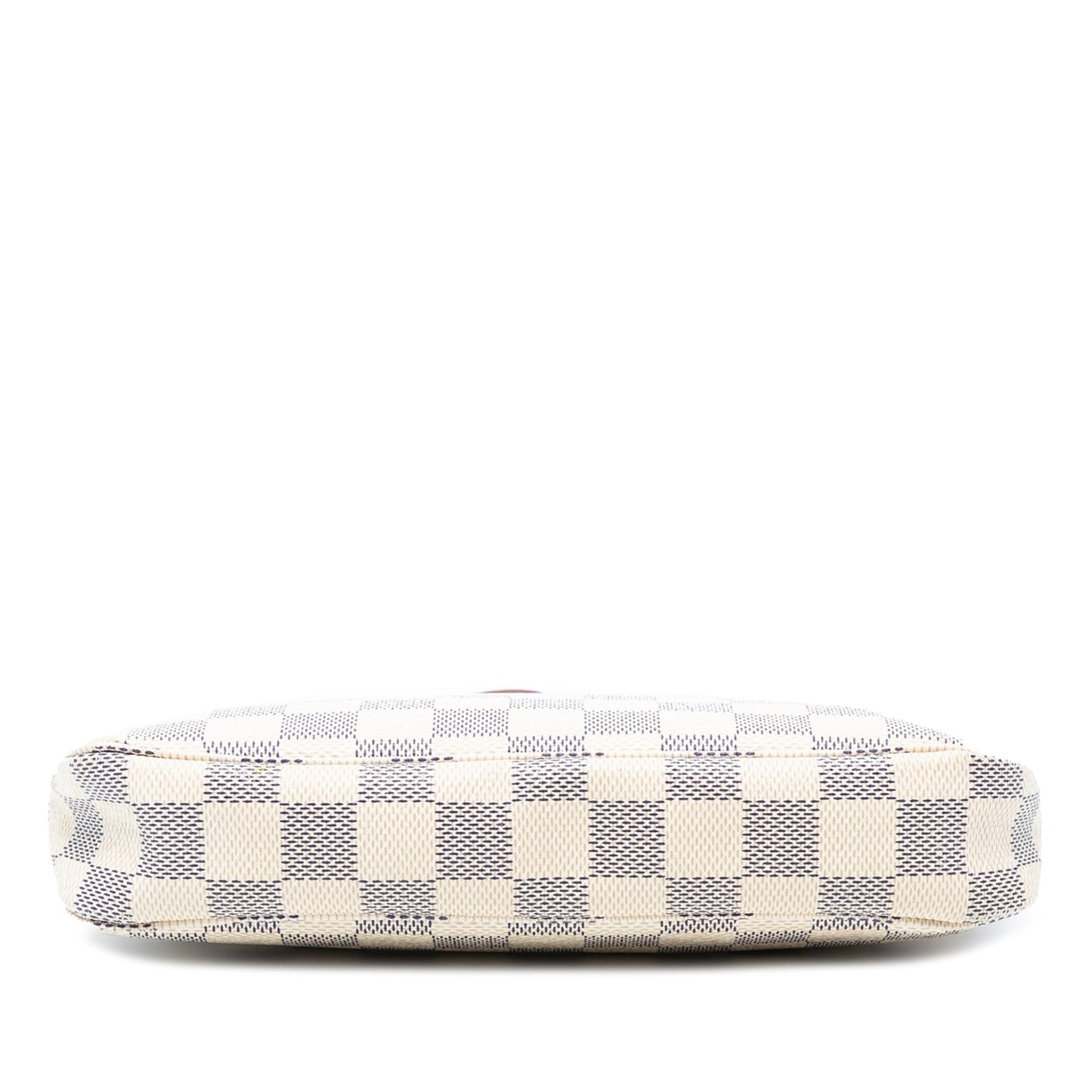 White Louis Vuitton Damier Azur Pochette Accessoires Shoulder Bag
