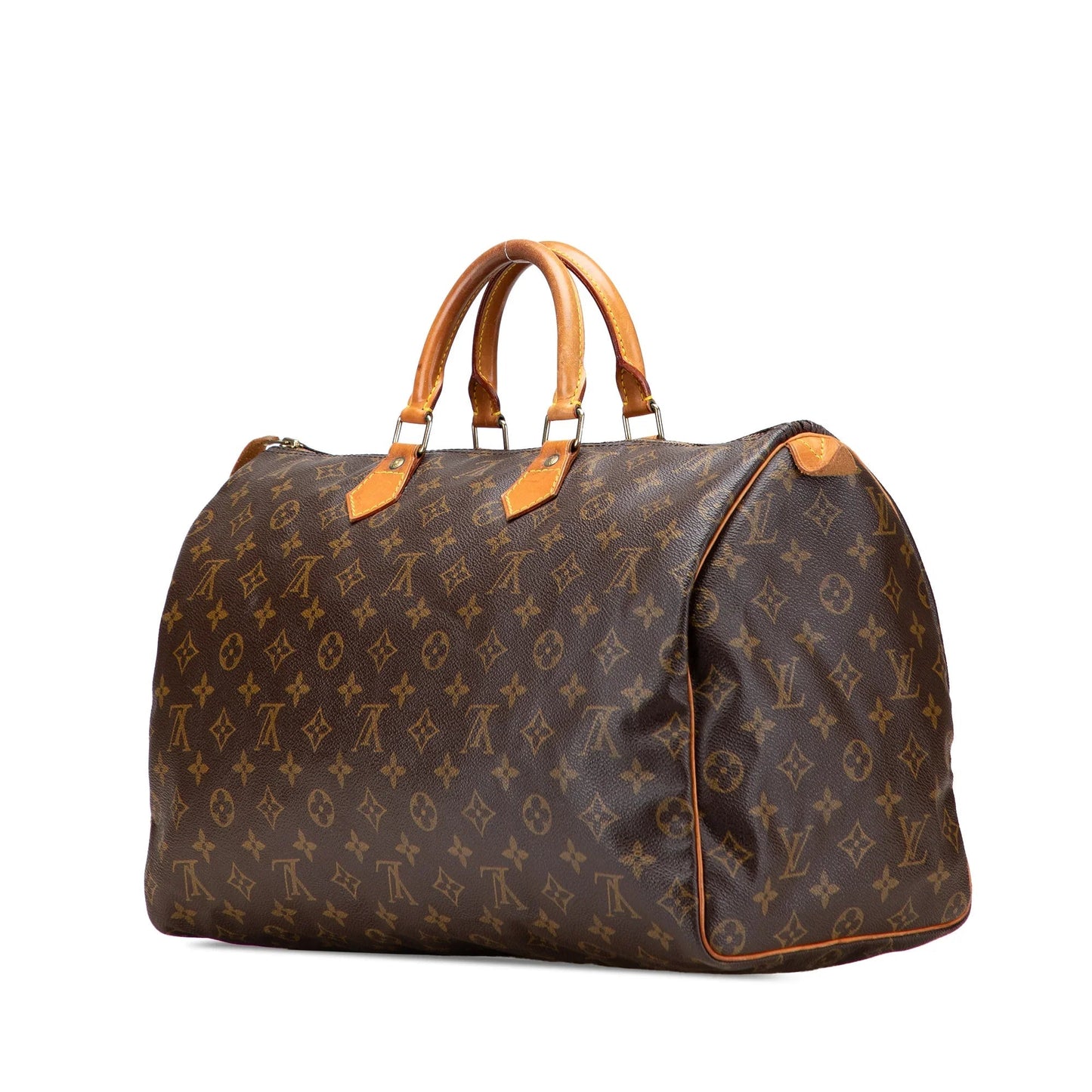 Brown Louis Vuitton Monogram Speedy 40 Boston Bag
