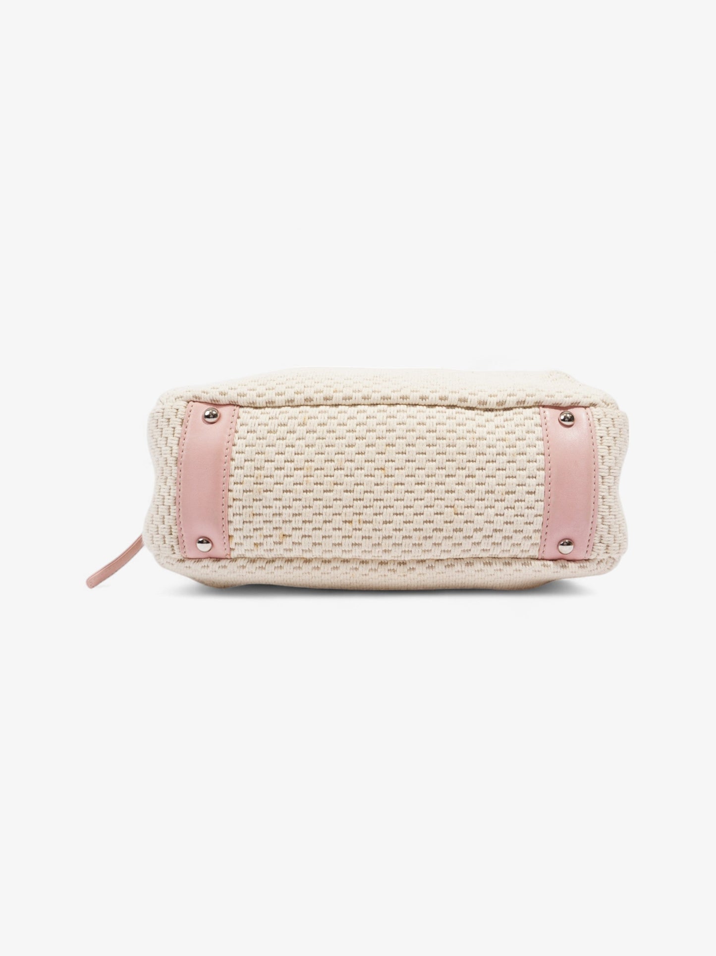 Chanel LAX Bowler Bag Pink / Natural Fabric