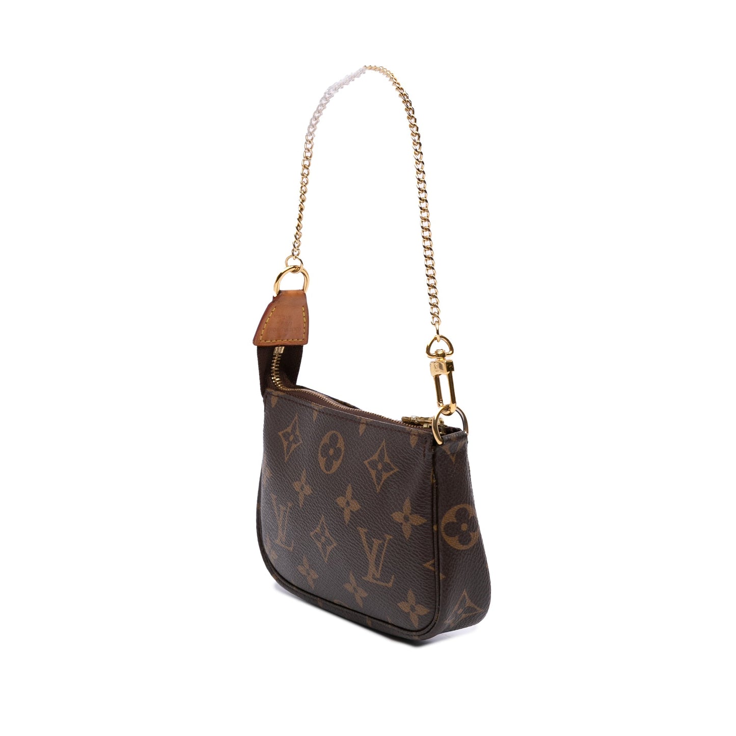 Brown Louis Vuitton Monogram Mini Pochette Accessoires Handbag