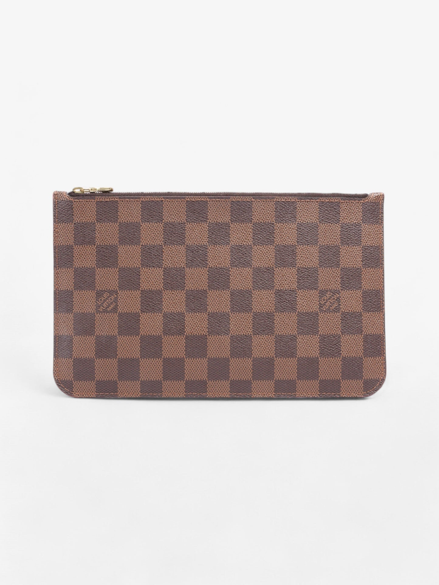 Louis Vuitton Neverful Pochette Damier Ebene Coated Canvas