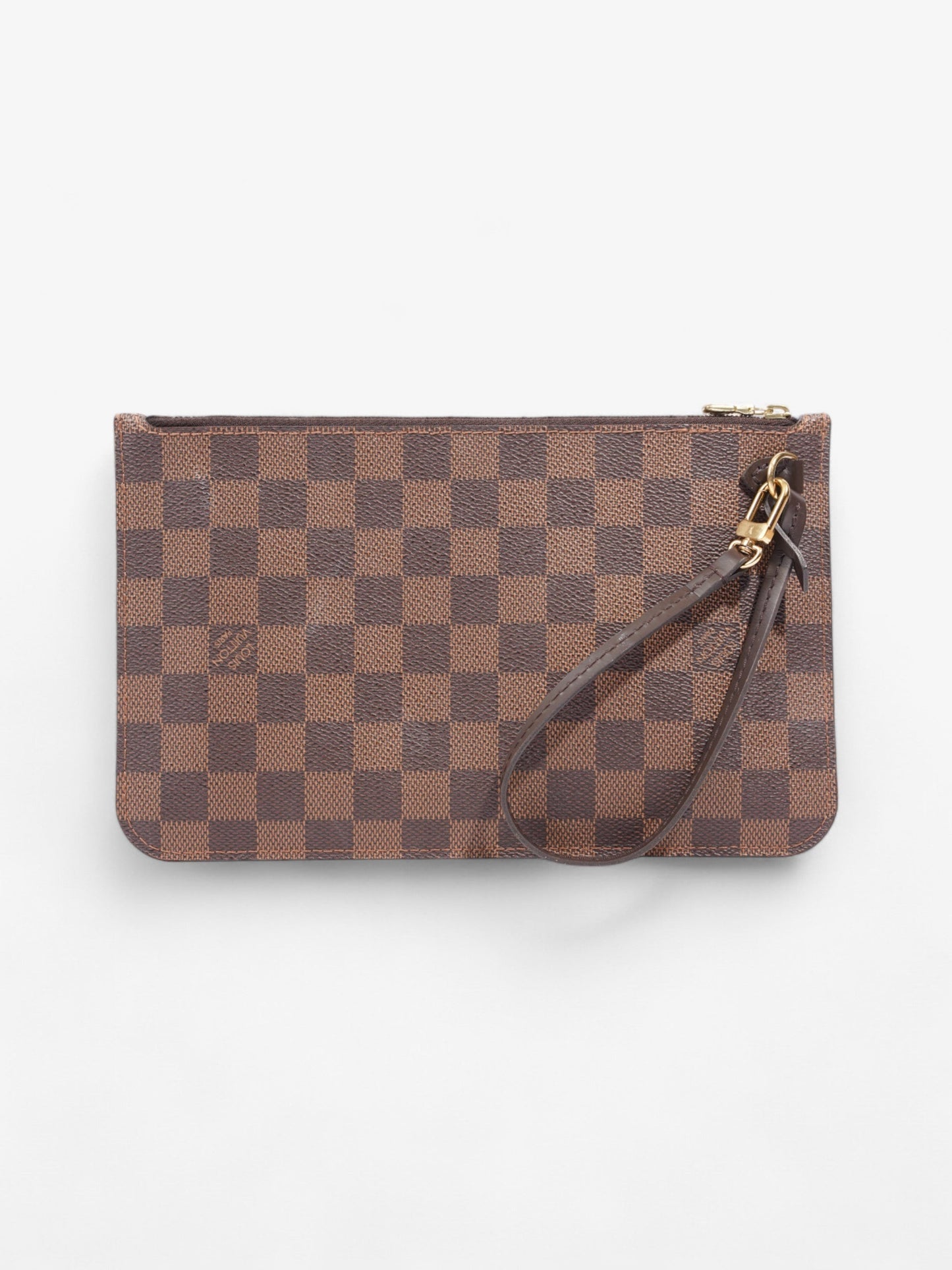 Louis Vuitton Neverful Pochette Damier Ebene Coated Canvas