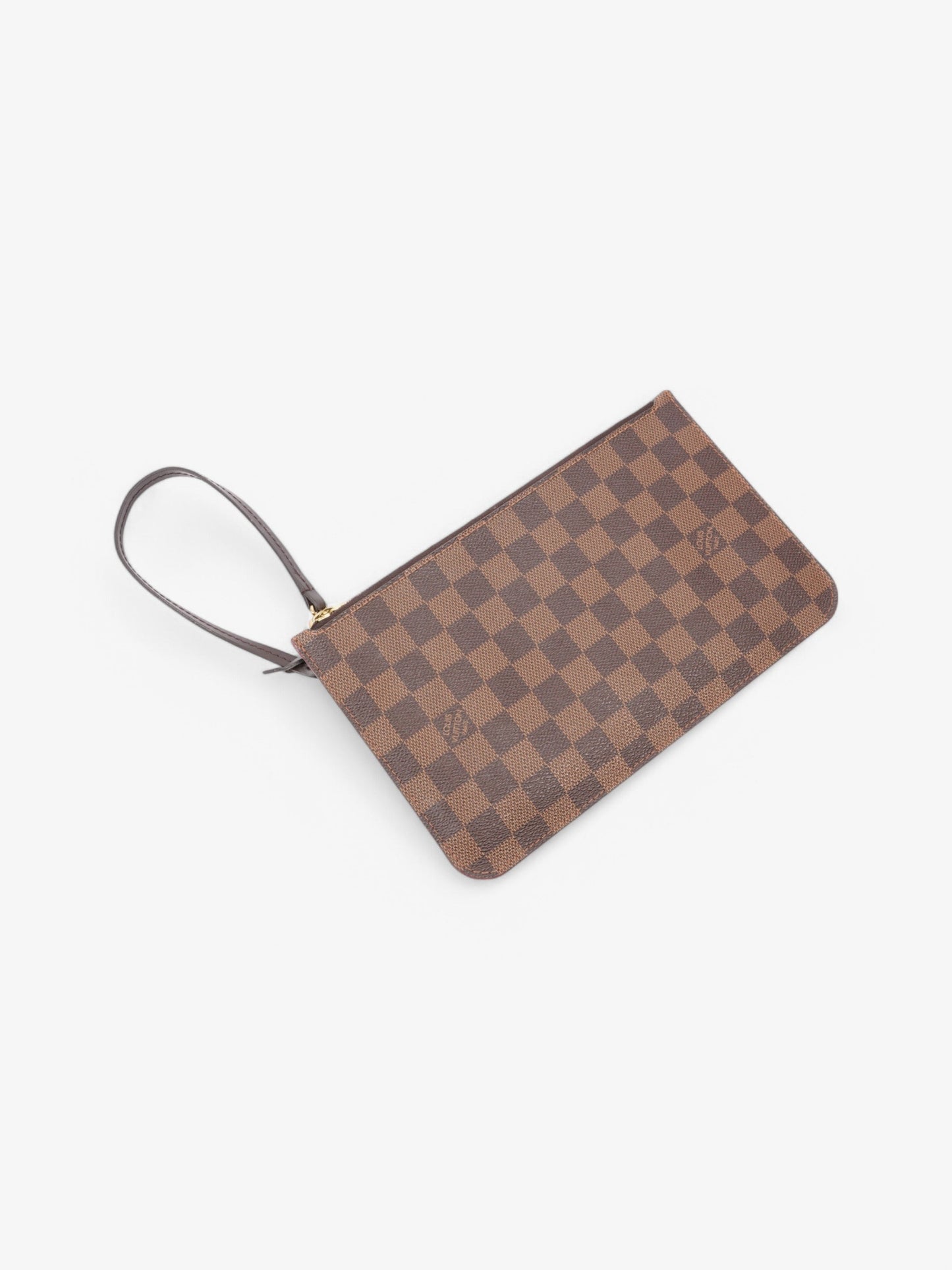 Louis Vuitton Neverful Pochette Damier Ebene Coated Canvas