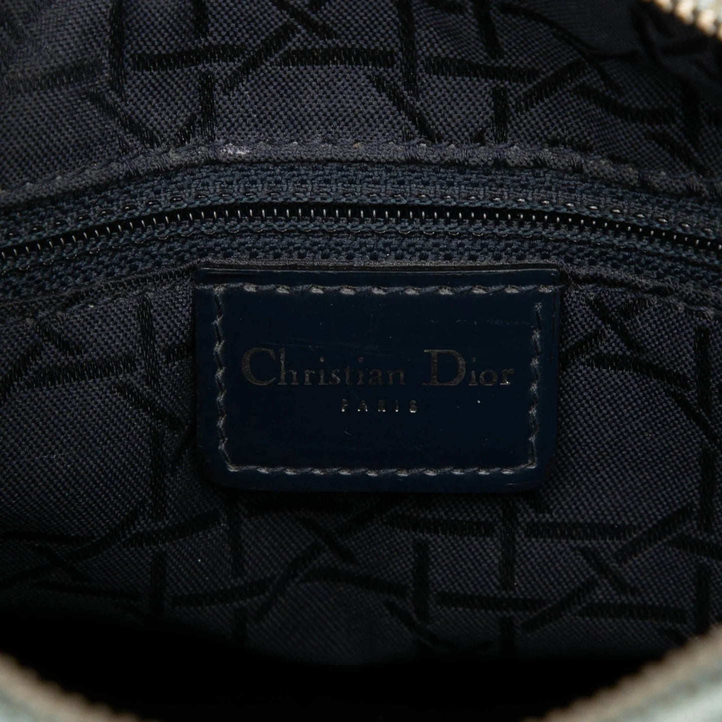 Blue Dior Medium Denim Cannage Acrylic Handles Lady Dior Satchel