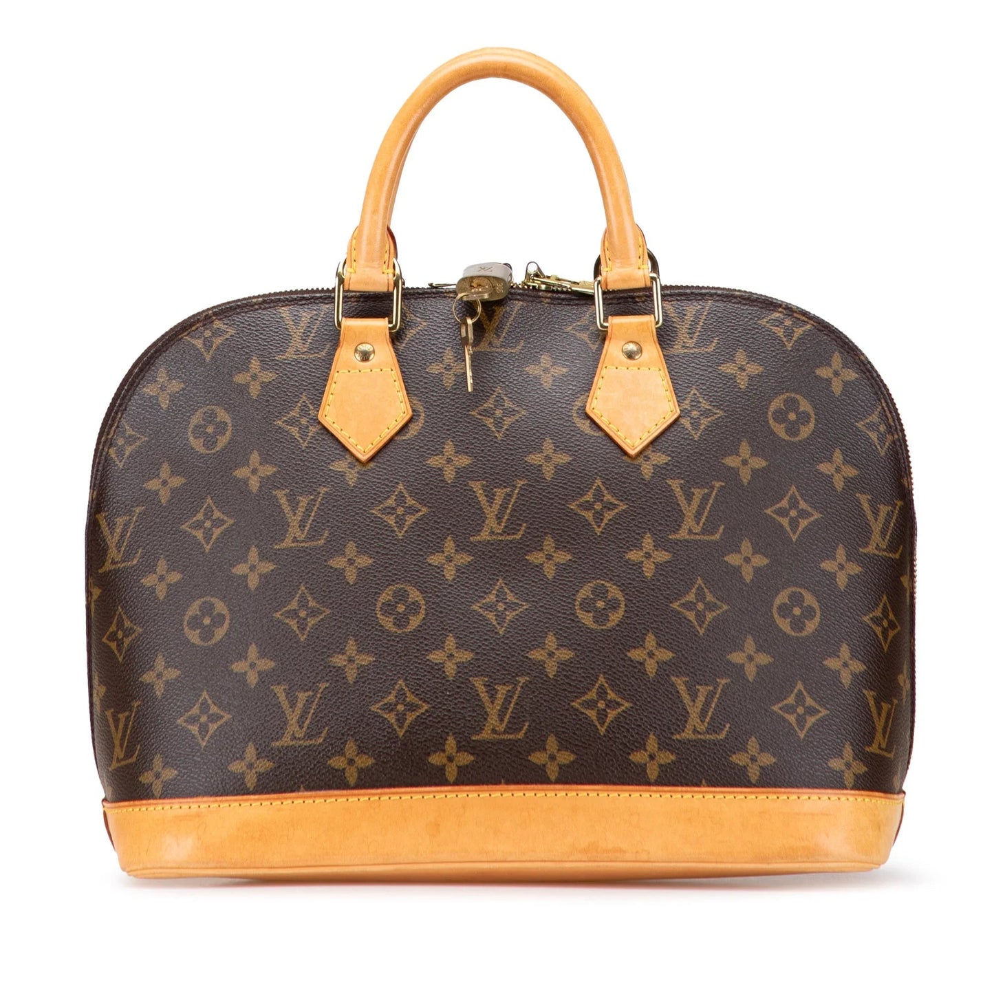 Brown Louis Vuitton Monogram Alma PM Handbag