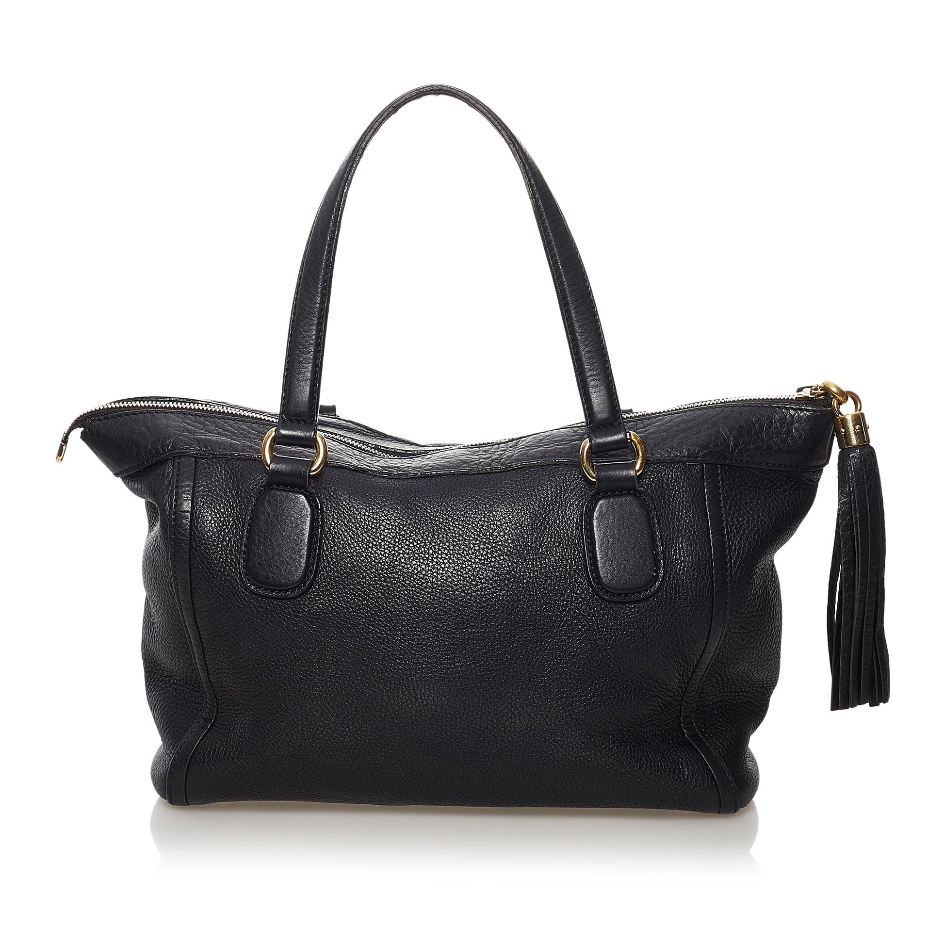Gucci Soho Black Leather Tote Style 3