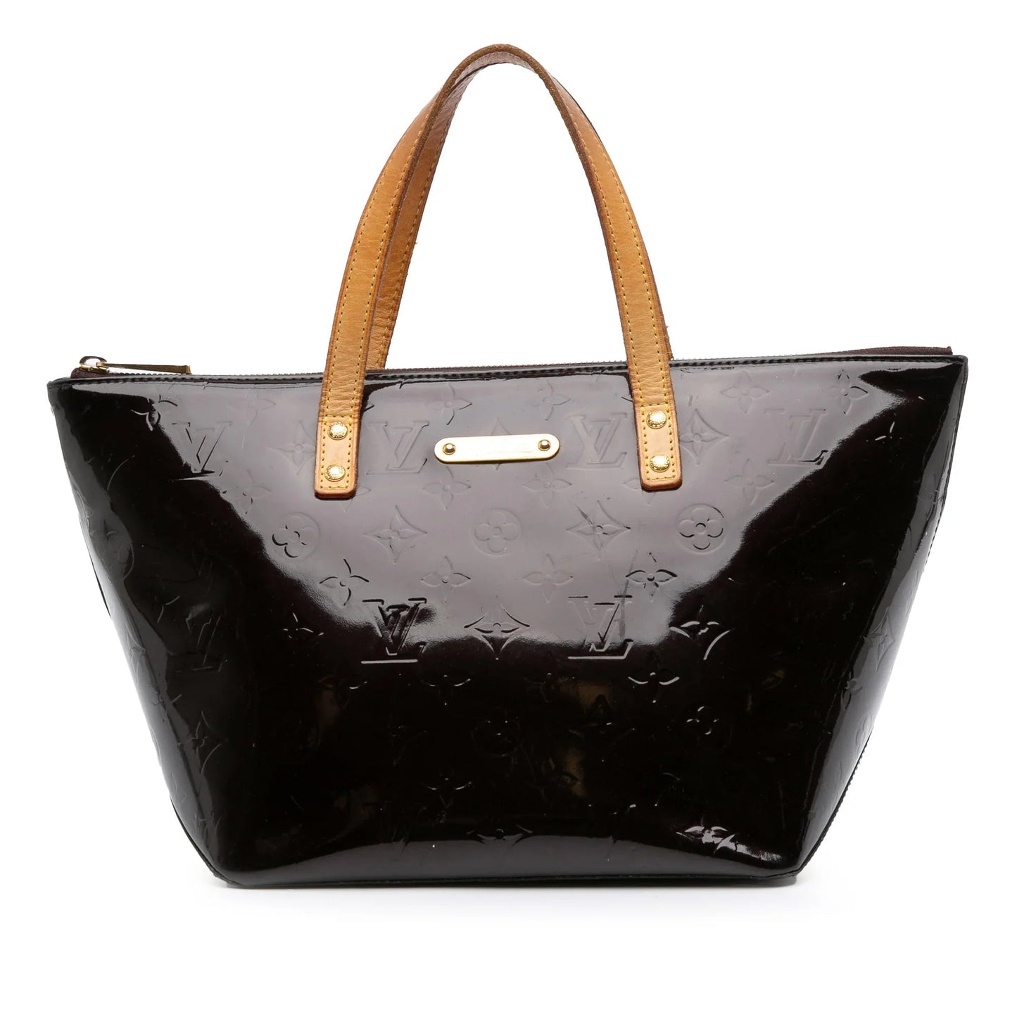 Purple Louis Vuitton Monogram Vernis Bellevue PM Handbag
