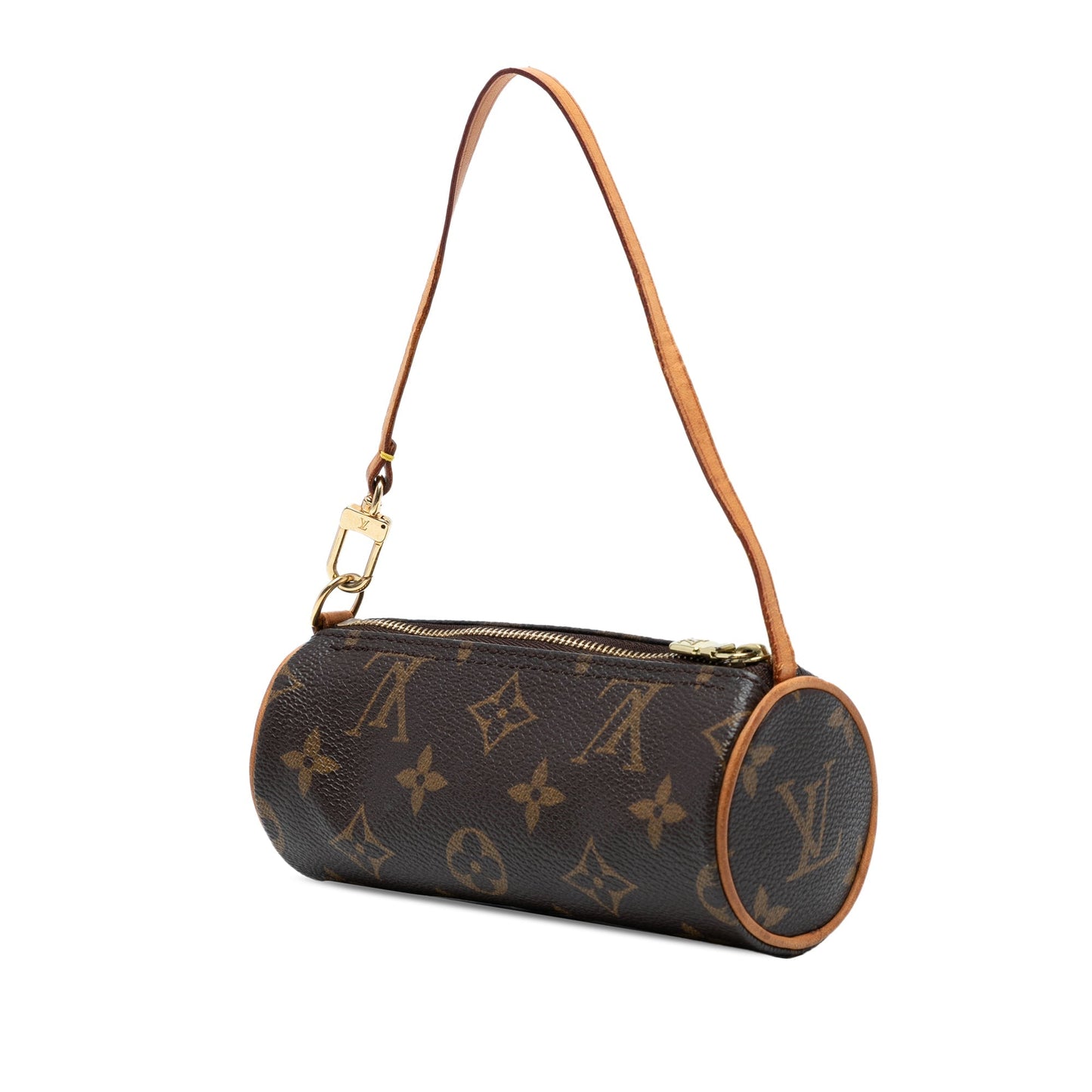 Brown Louis Vuitton Monogram Papillon Pochette Handbag